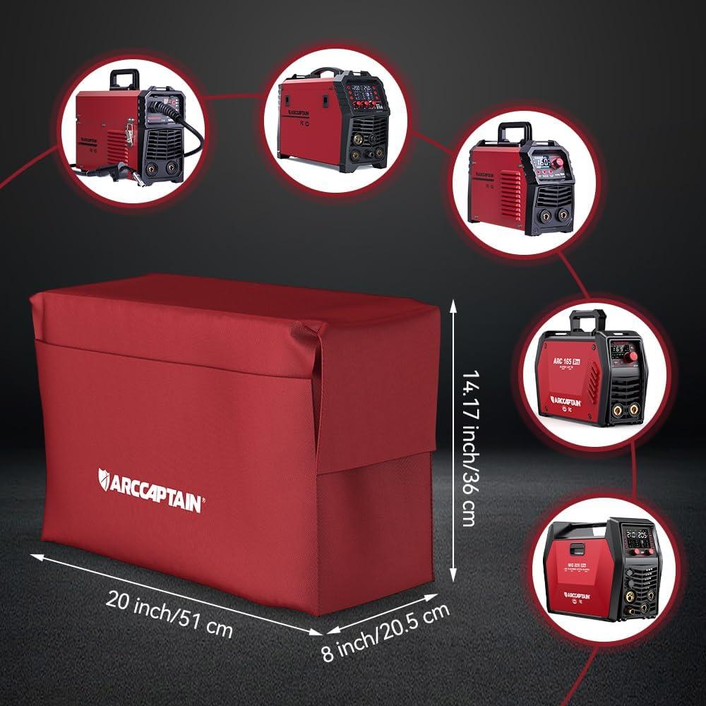 Cubierta Protectora ARCCAPTAIN para Soldador Rojo 51x36 cm