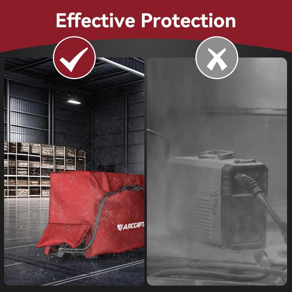 Cubierta Protectora ARCCAPTAIN para Soldador Rojo 51x36 cm