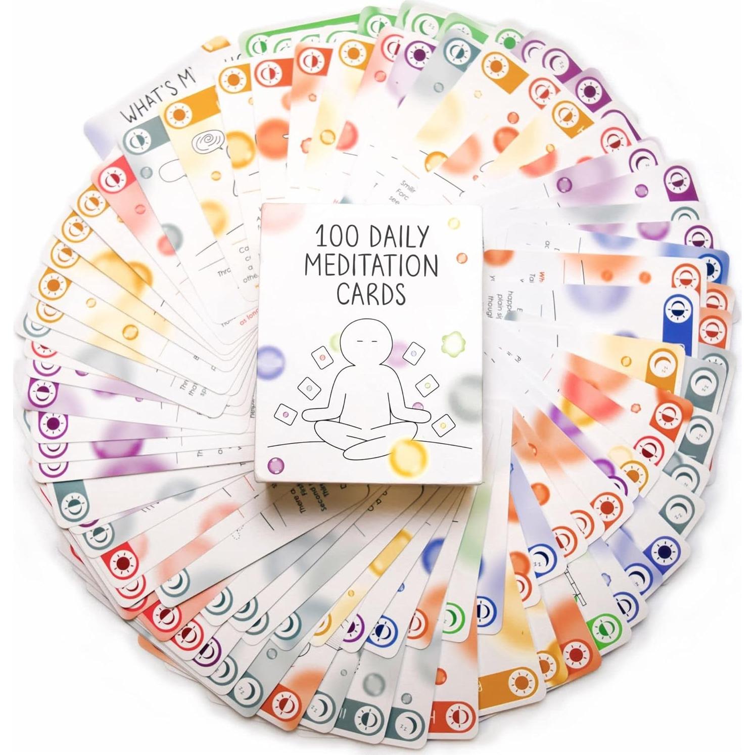 100 Tarjetas de Meditación Diarias El Espacio de Ideas