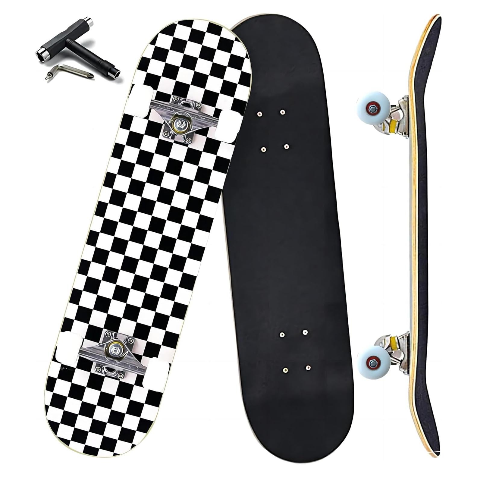 Patineta Completa Anyfun 76cm 7 Capas Arce para Principiantes