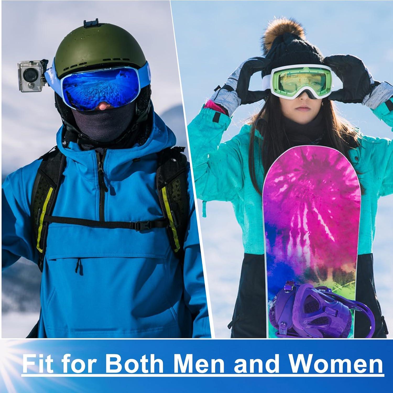 Máscara Balaclava Térmica para Esquí Hombres Mujeres Negro