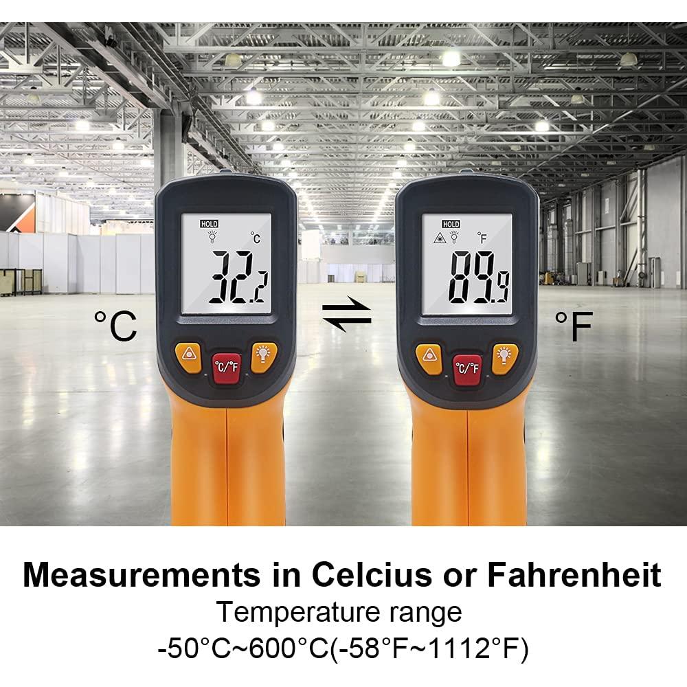 Termómetro Infrarrojo Digital KETOTEK KT600Y -50°C a 600°C