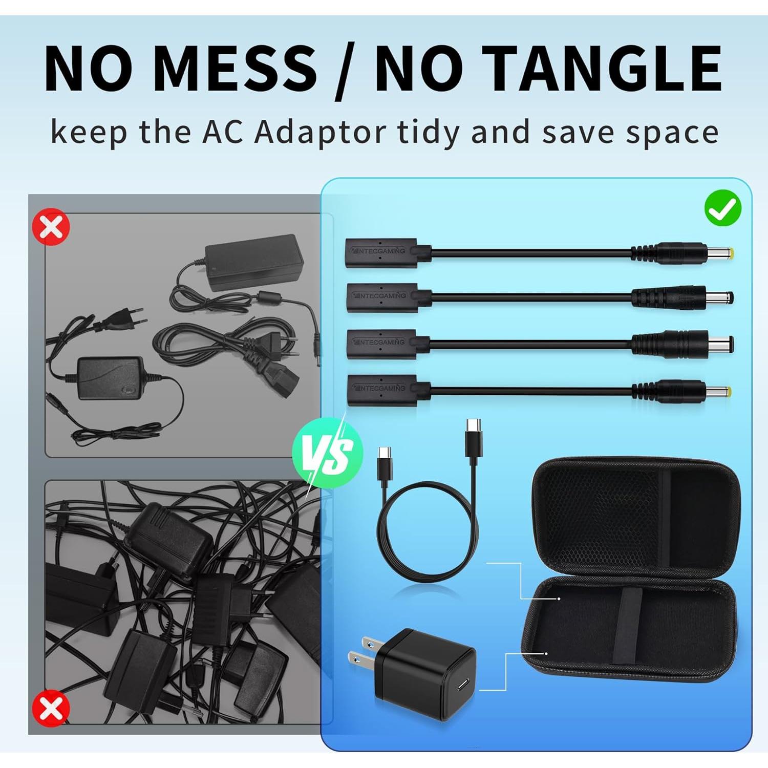 Kit de Alimentación para Consolas Retro Intec Gaming - Carga Rápida