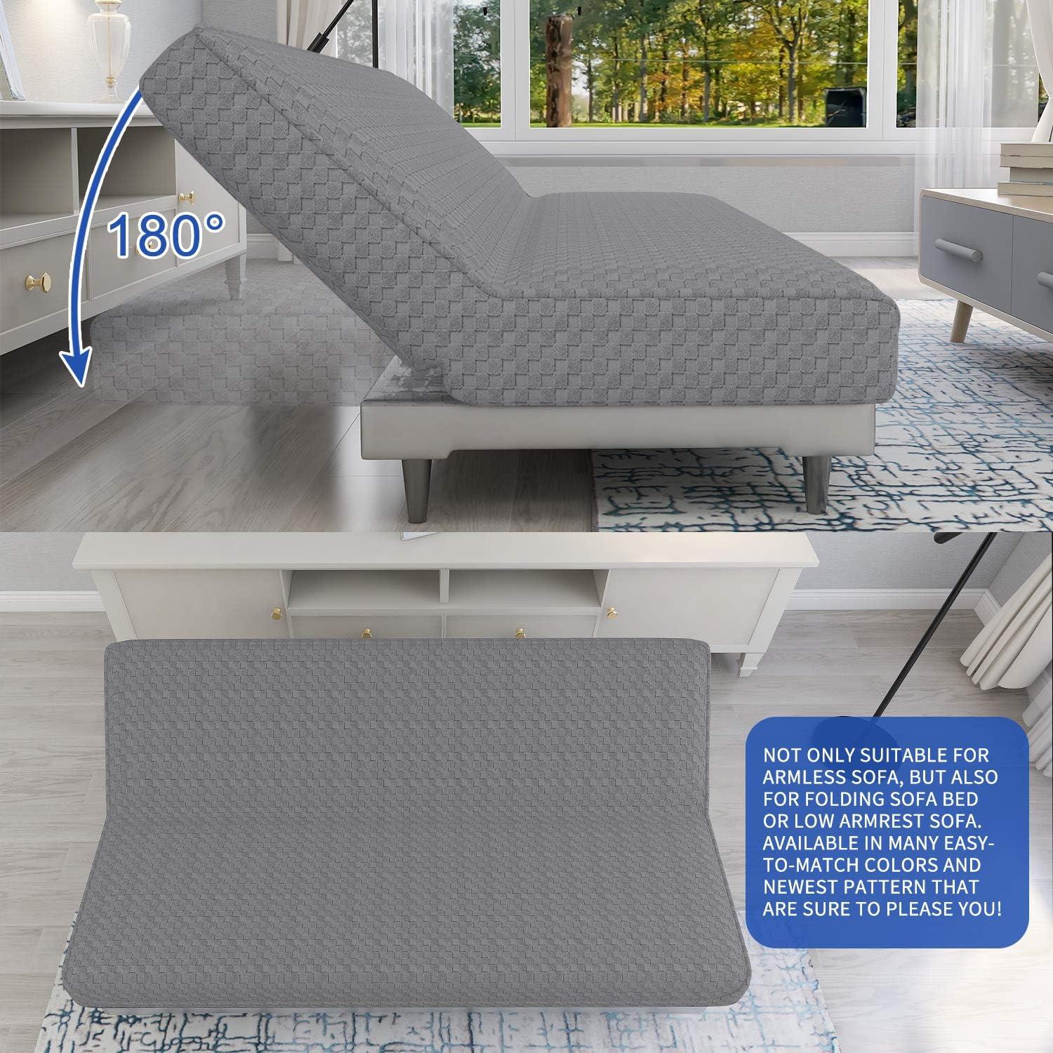 Funda de Futón MAXIJIN Gris Claro Ajustable y Lavable