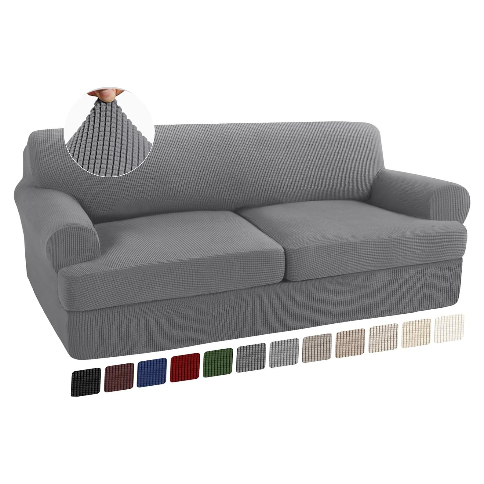 Cubierta de sofá Turquoize 3 piezas para 2 cojines en T