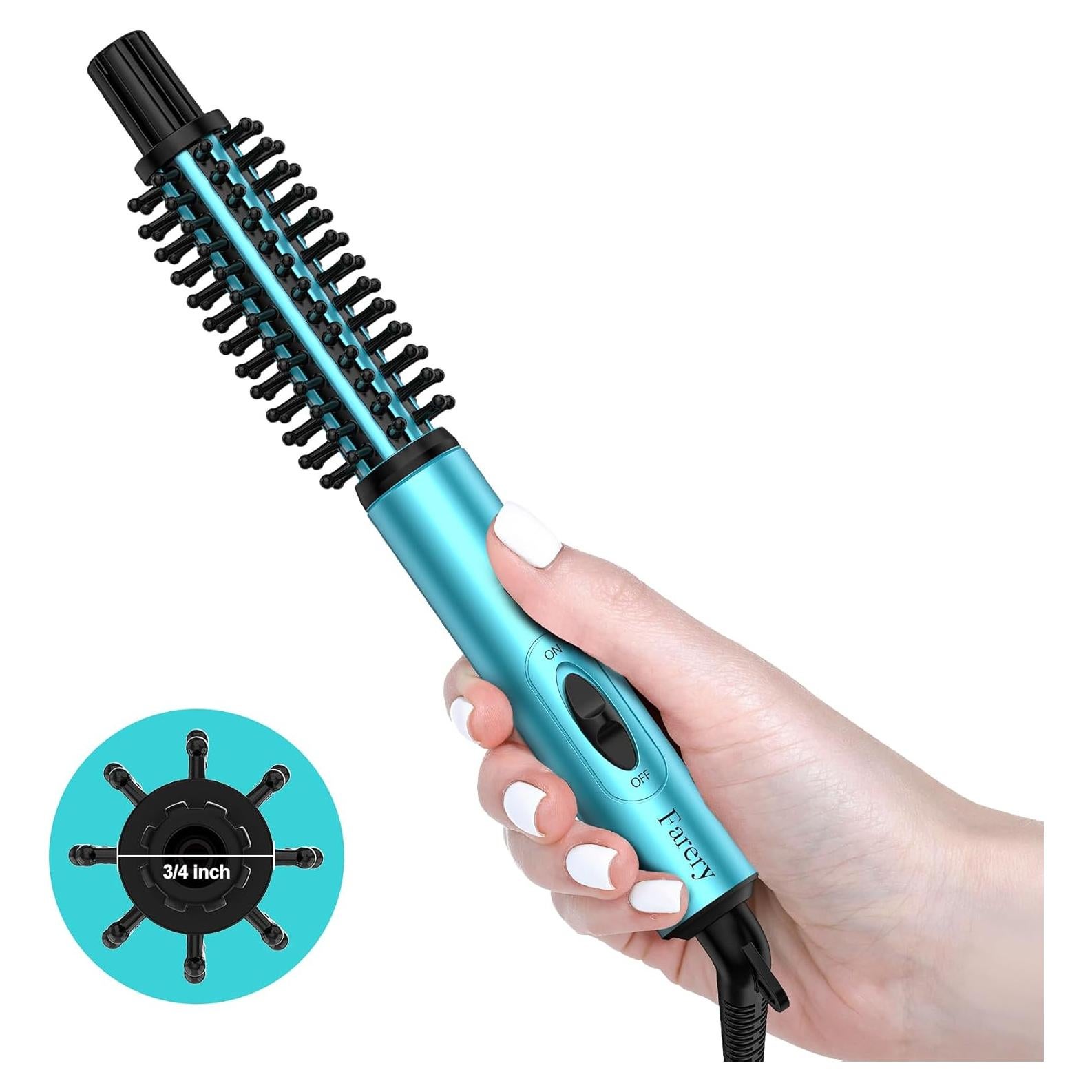 Mini Cepillo Térmico FARERY 25.4 cm Doble Voltaje 200°C