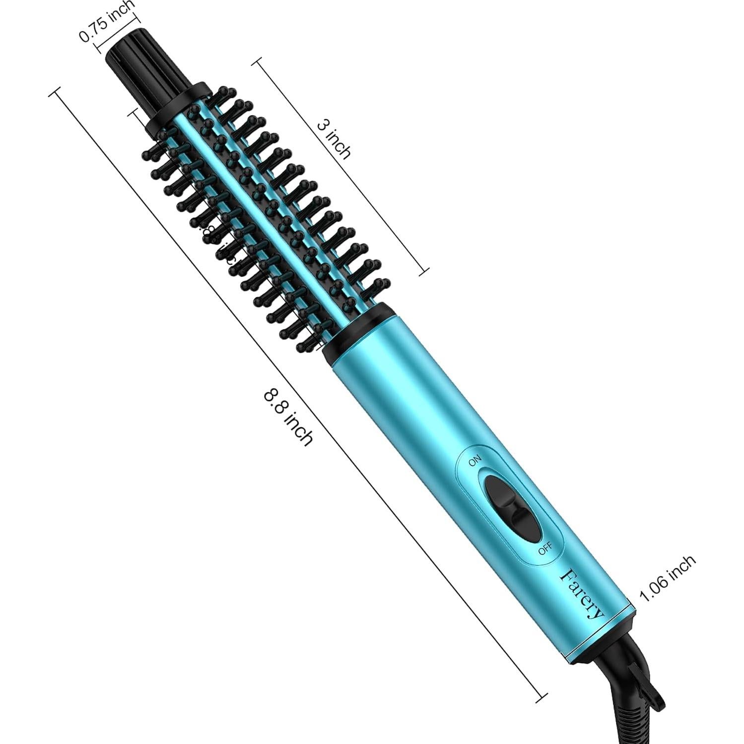 Mini Cepillo Térmico FARERY 25.4 cm Doble Voltaje 200°C