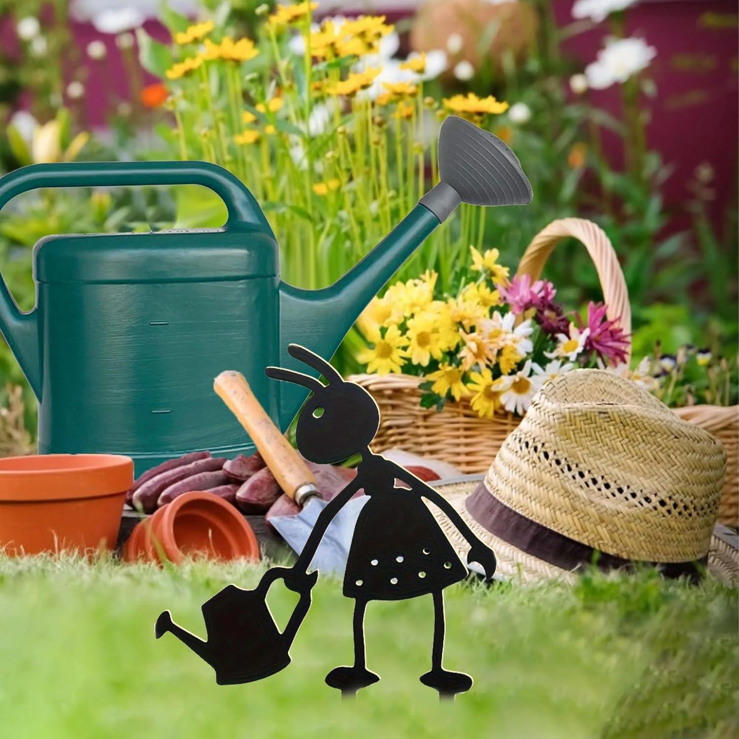 Estacas de Jardín CUweipeng - 5 Piezas Hormigas Decorativas