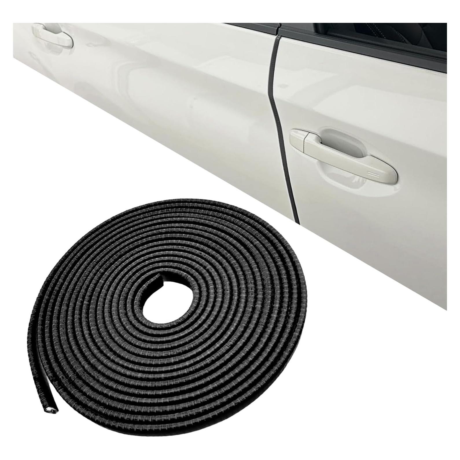 Protector de Bisel de Puerta de Auto PACLVIO 5M Negro