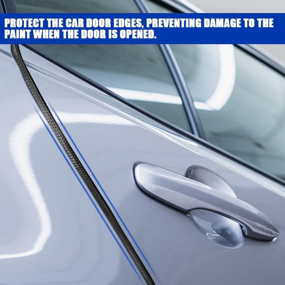 Protector de Bisel de Puerta de Auto PACLVIO 5M Negro
