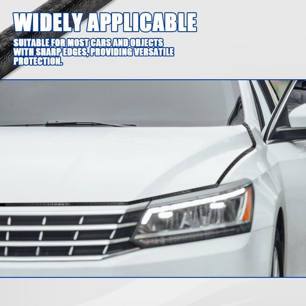 Protector de Bisel de Puerta de Auto PACLVIO 5M Negro