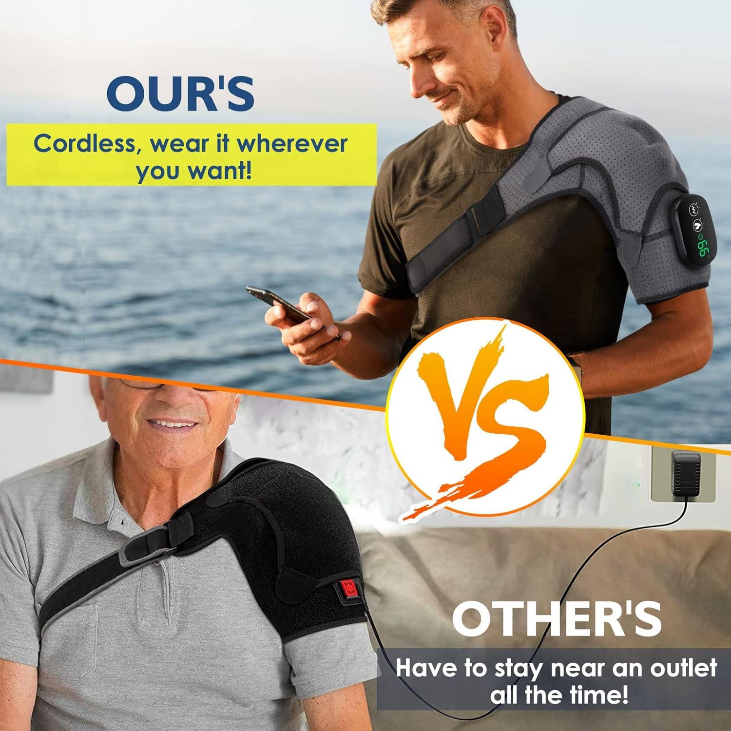 Almohadilla Térmica Inalámbrica AFDEAL para Hombro Grande