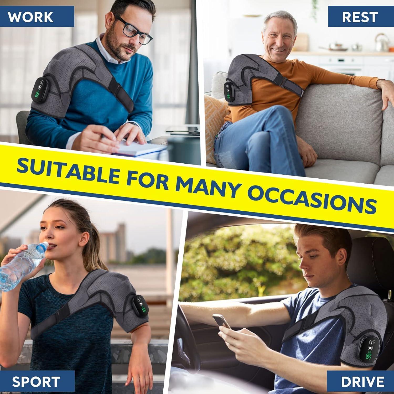 Almohadilla Térmica Inalámbrica AFDEAL para Hombro Grande