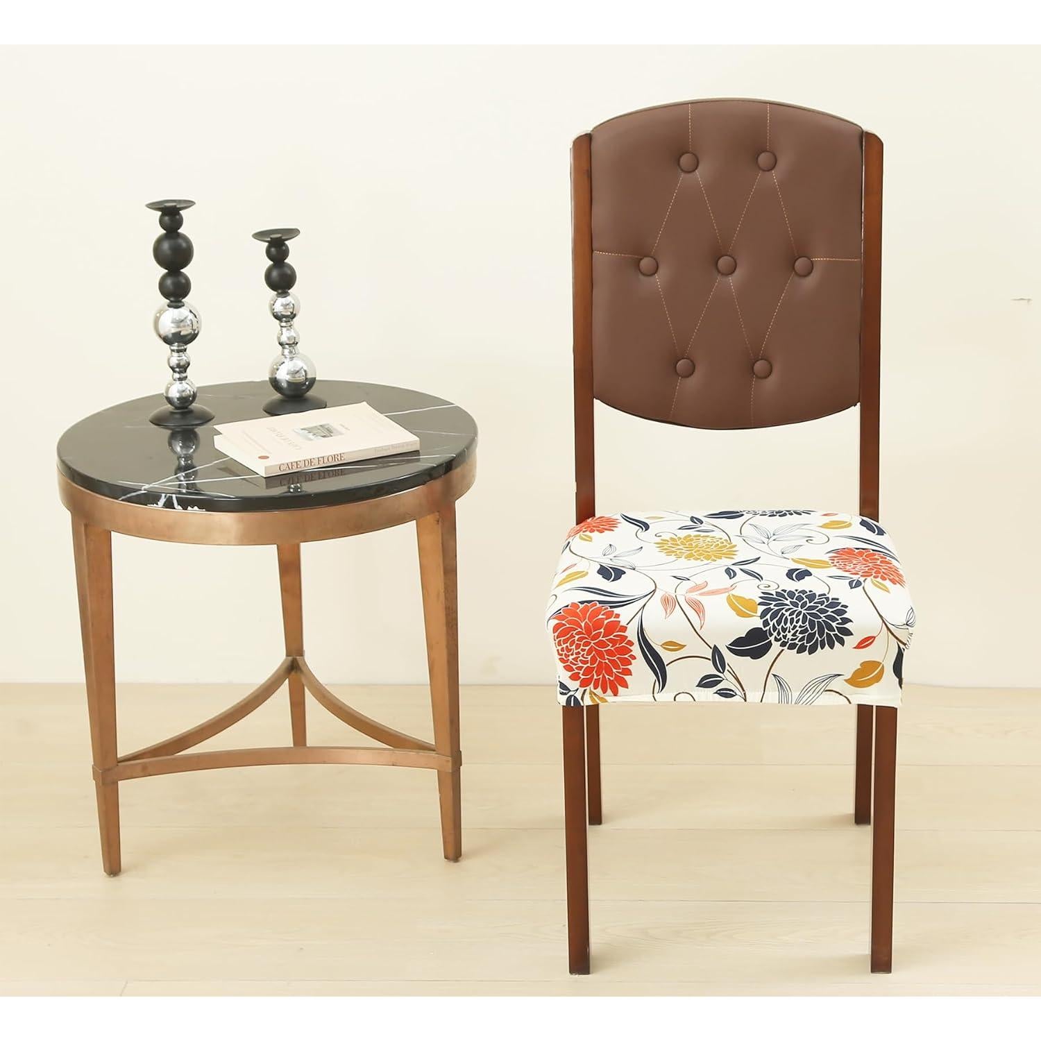 Juego de 4 Fundas para Sillas NDMMSO Lavables 38-48 cm