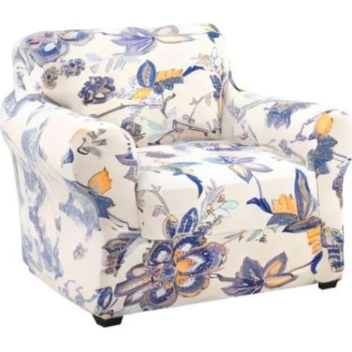 Cubiertas de Sofá Hyha 2 Piezas Floral Elástico Beige