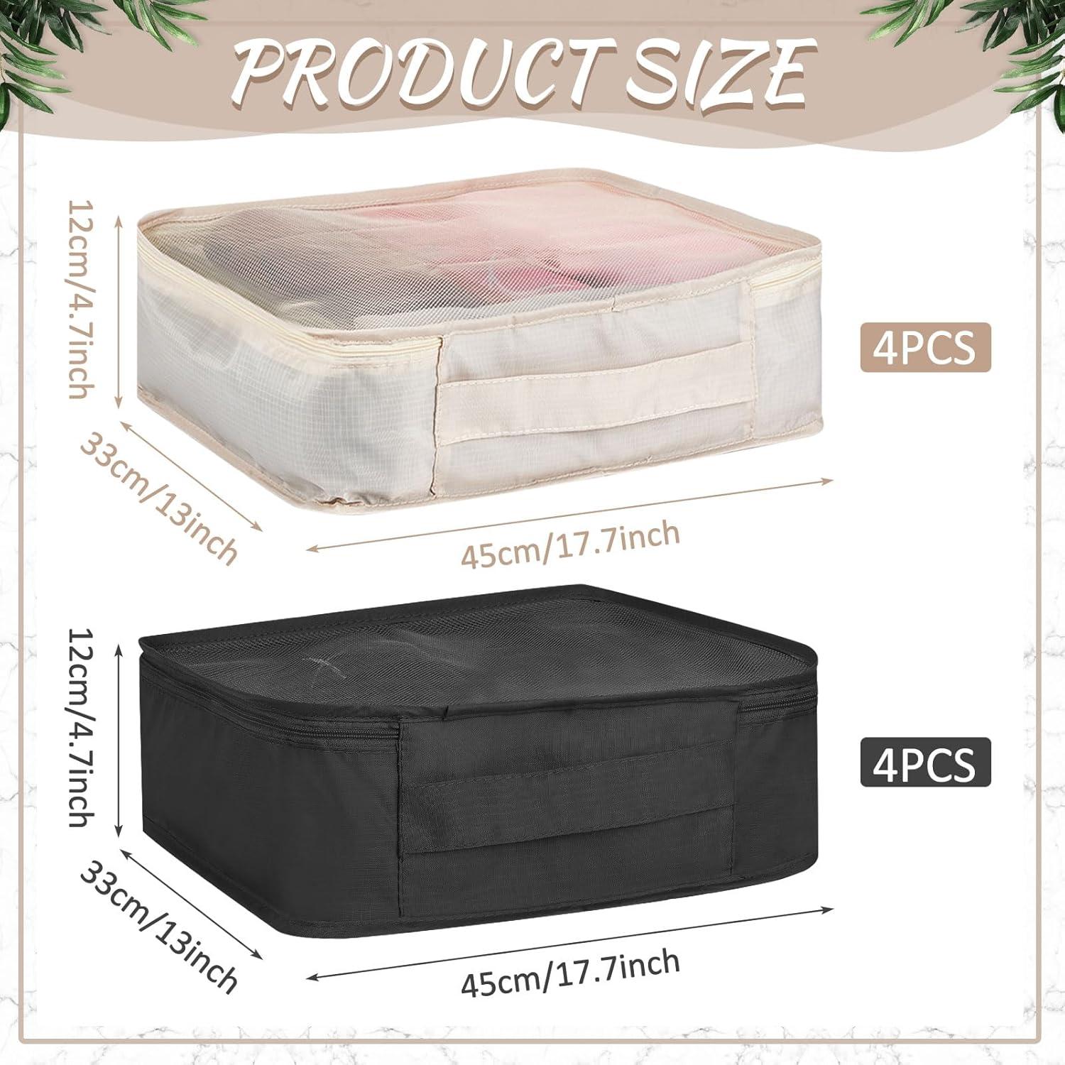 Silkfly 8 Pcs Cubos de Empaque XL para Viaje 45x33x12cm