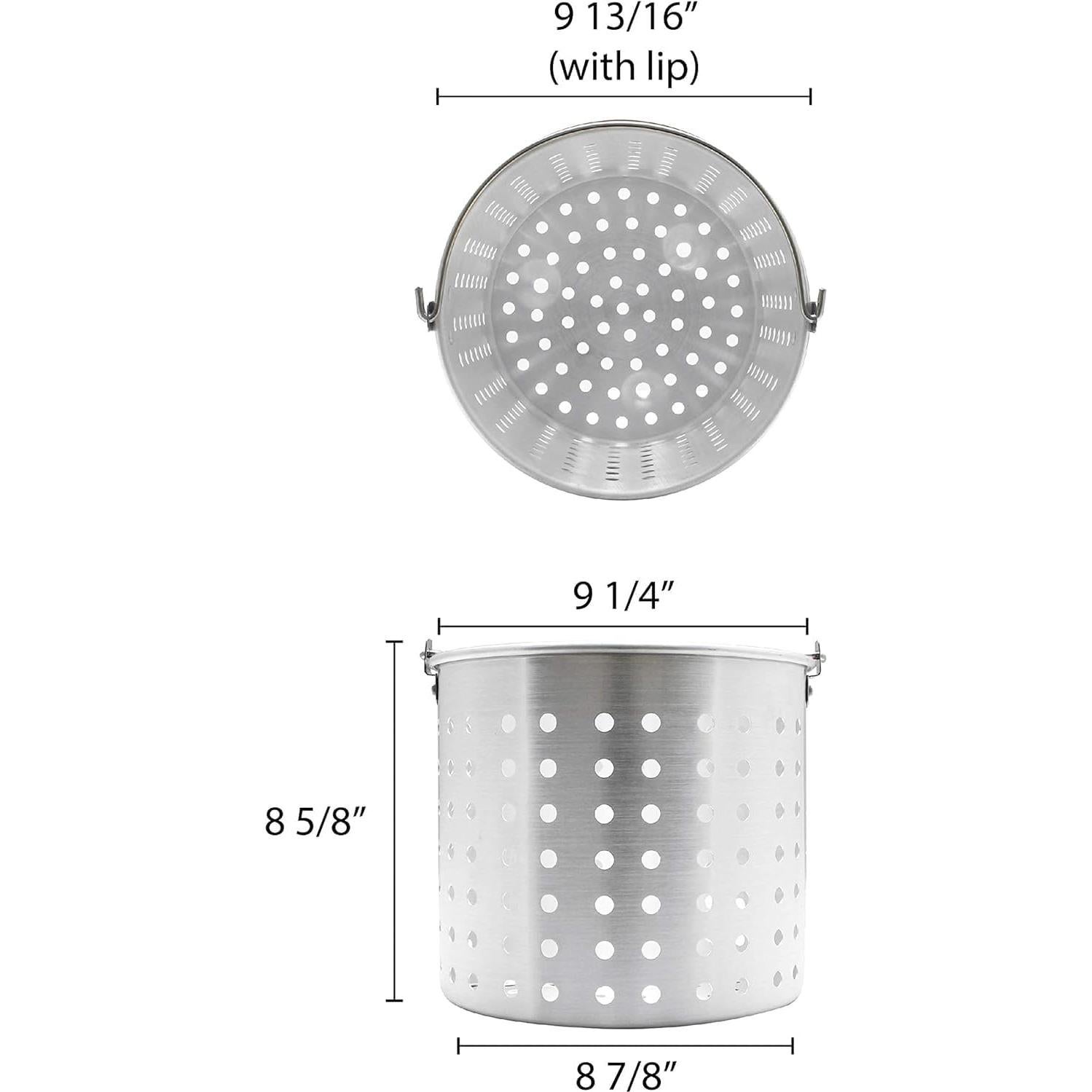 Canasta de Vapor Aluminio 16 Qt TrueCraftware 24.8 cm