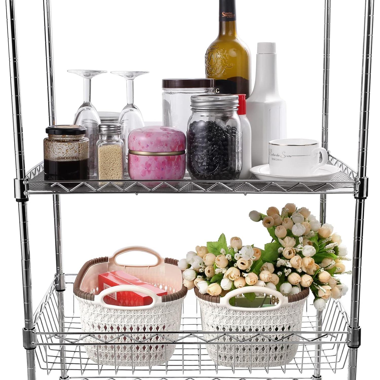 Forro de Estante No Adhesivo AMZABBY 35.56x500.26cm Transparente