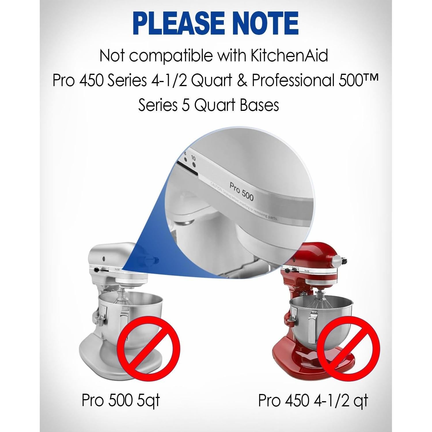 Alfombrilla Deslizante MIMORE para Mezclador KitchenAid 5-8 QT