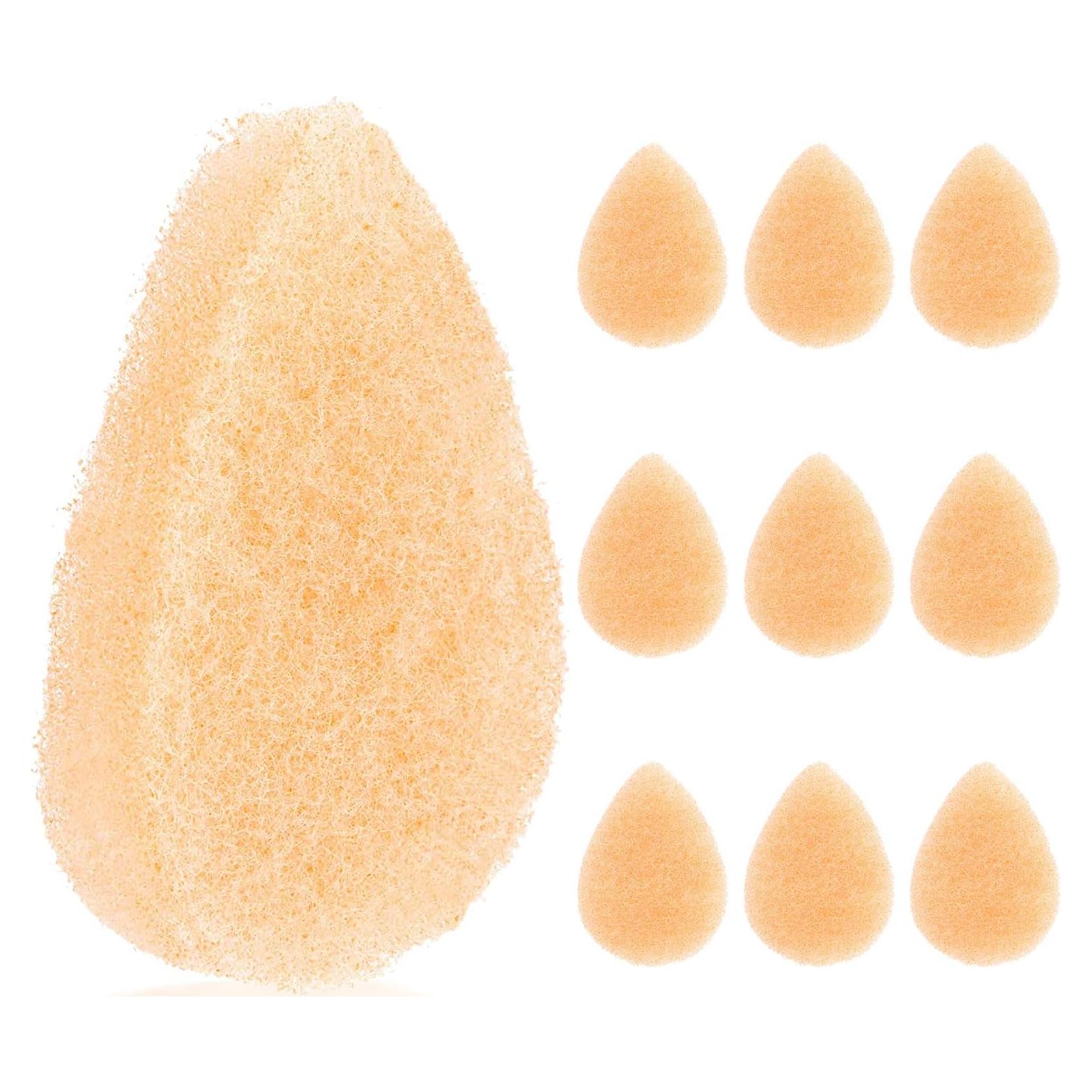 Esponjas Faciales Exfoliantes Impresa - Paquete de 10 Unidades