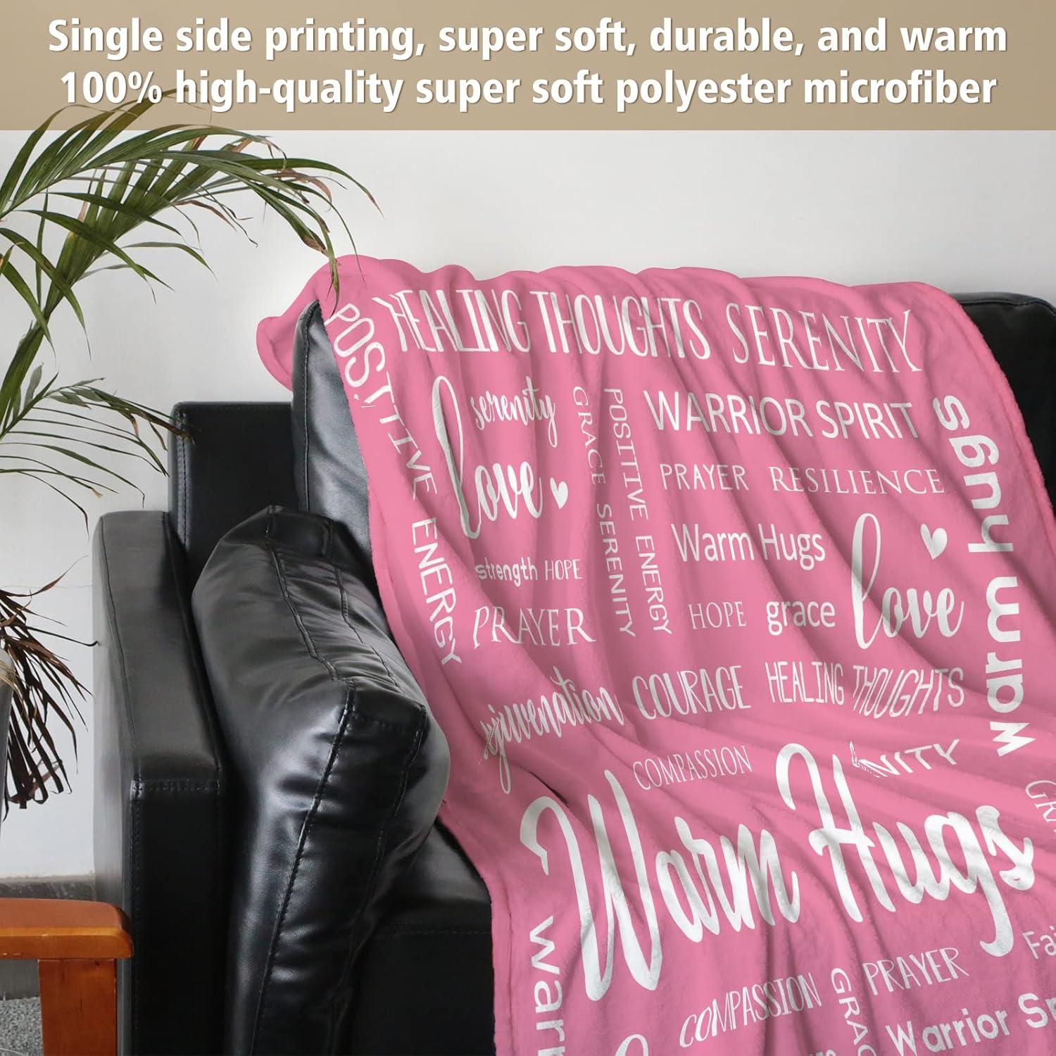 Manta Suave Afterprints 0.60 kg Rosa 130x150 cm Inspiracional