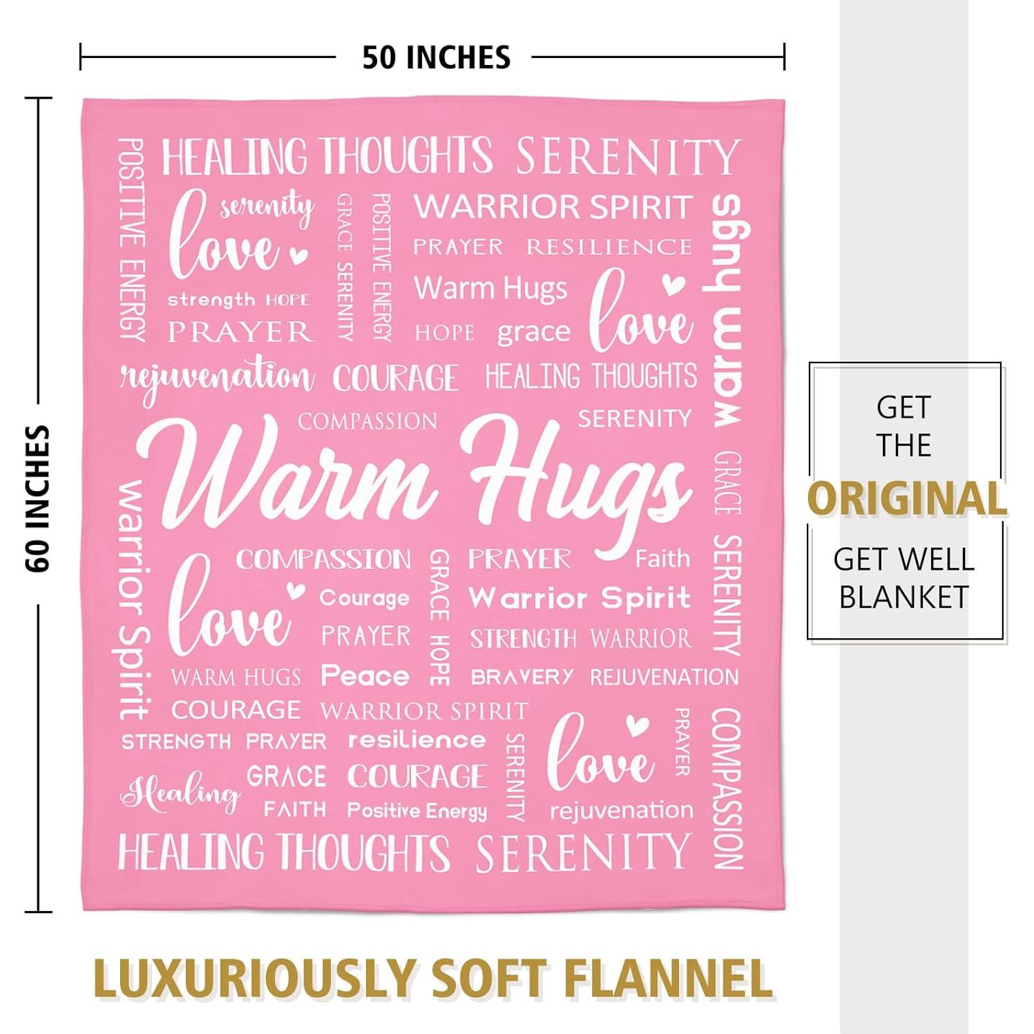 Manta Suave Afterprints 0.60 kg Rosa 130x150 cm Inspiracional