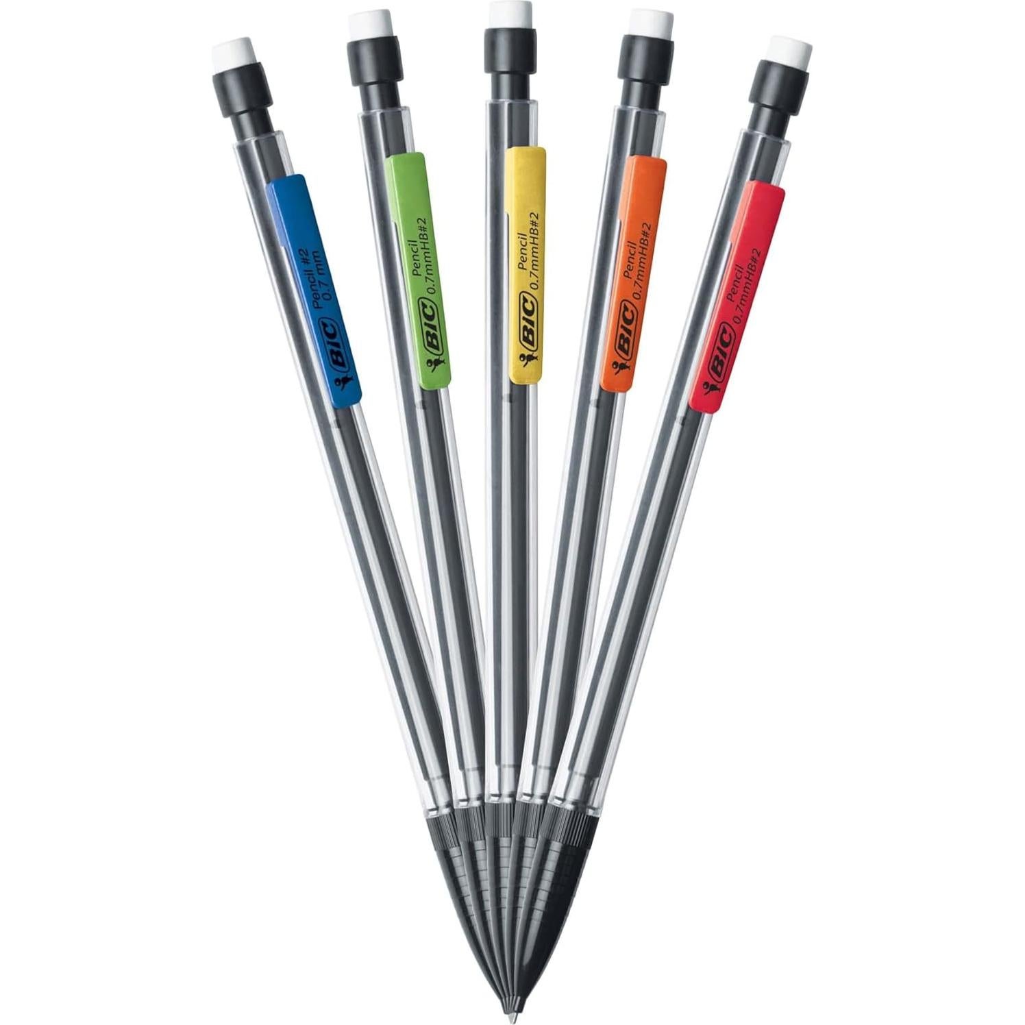 Lápiz Mecánico BIC Xtra-Life 0.7mm Negro, Paquete de 12