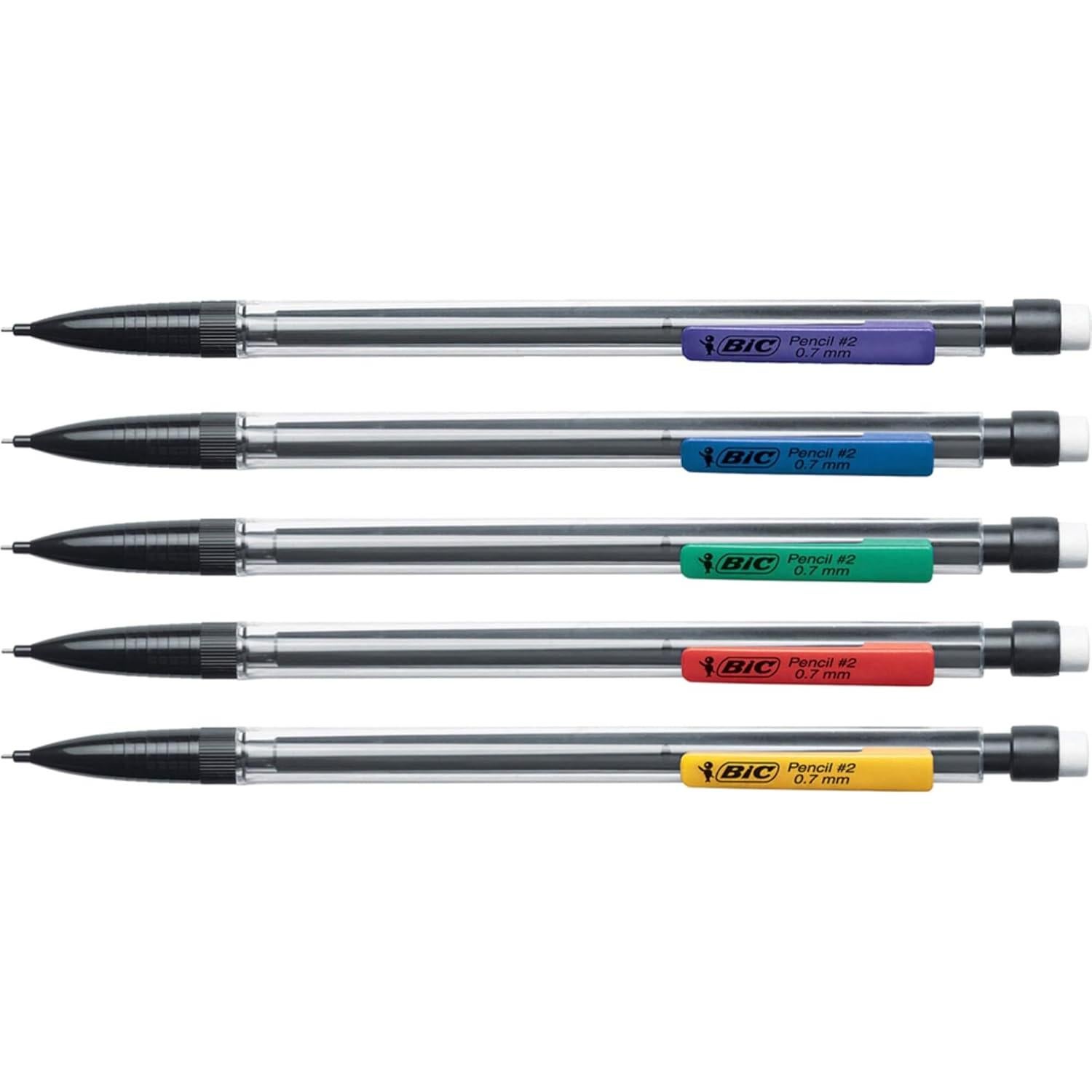 Lápiz Mecánico BIC Xtra-Life 0.7mm Negro, Paquete de 12