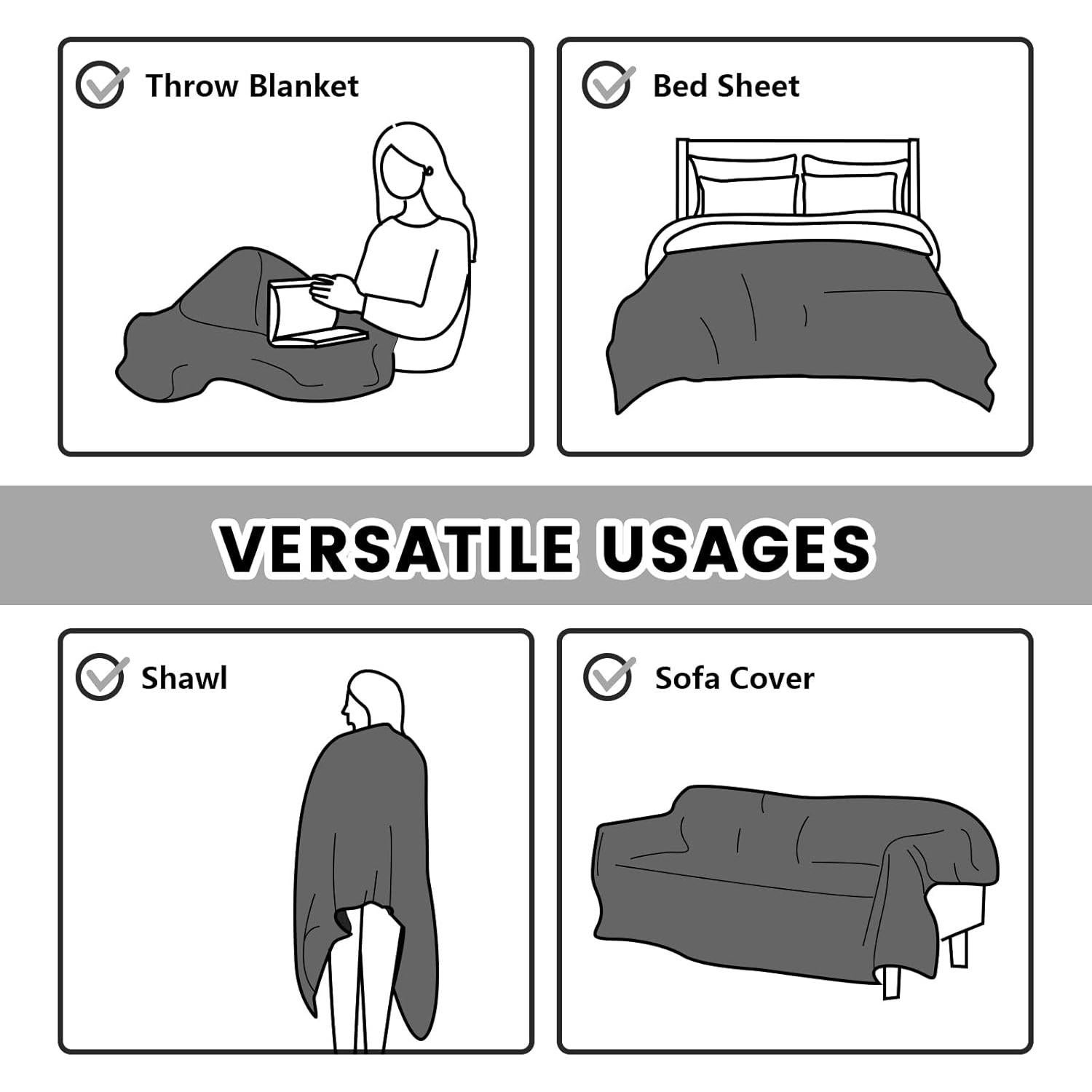 MYSKY HOME Funda de Sofá Geométrica XL Gris 180x300 cm