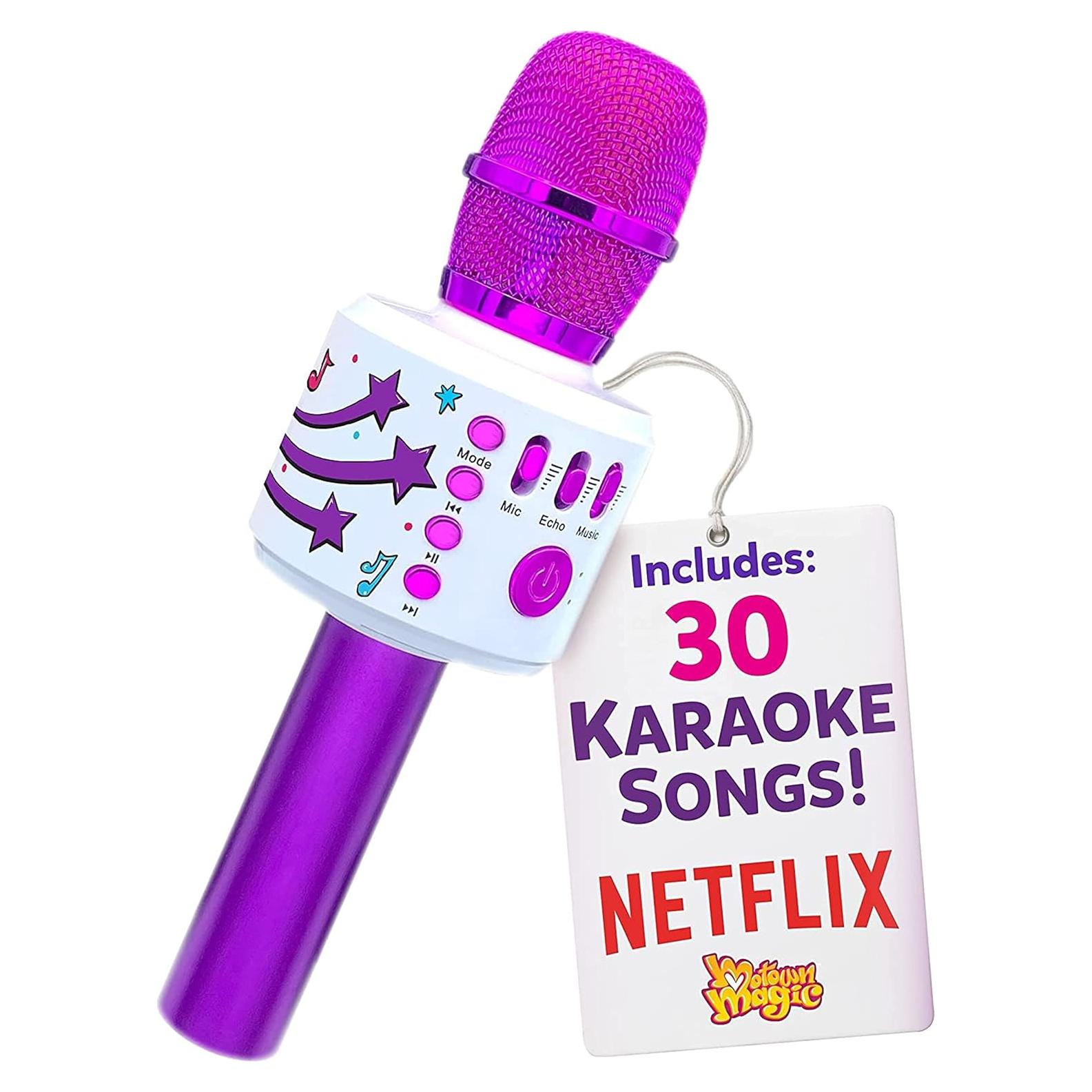 Micrófono de Karaoke Move2Play MO104 con Bluetooth y 30 Canciones