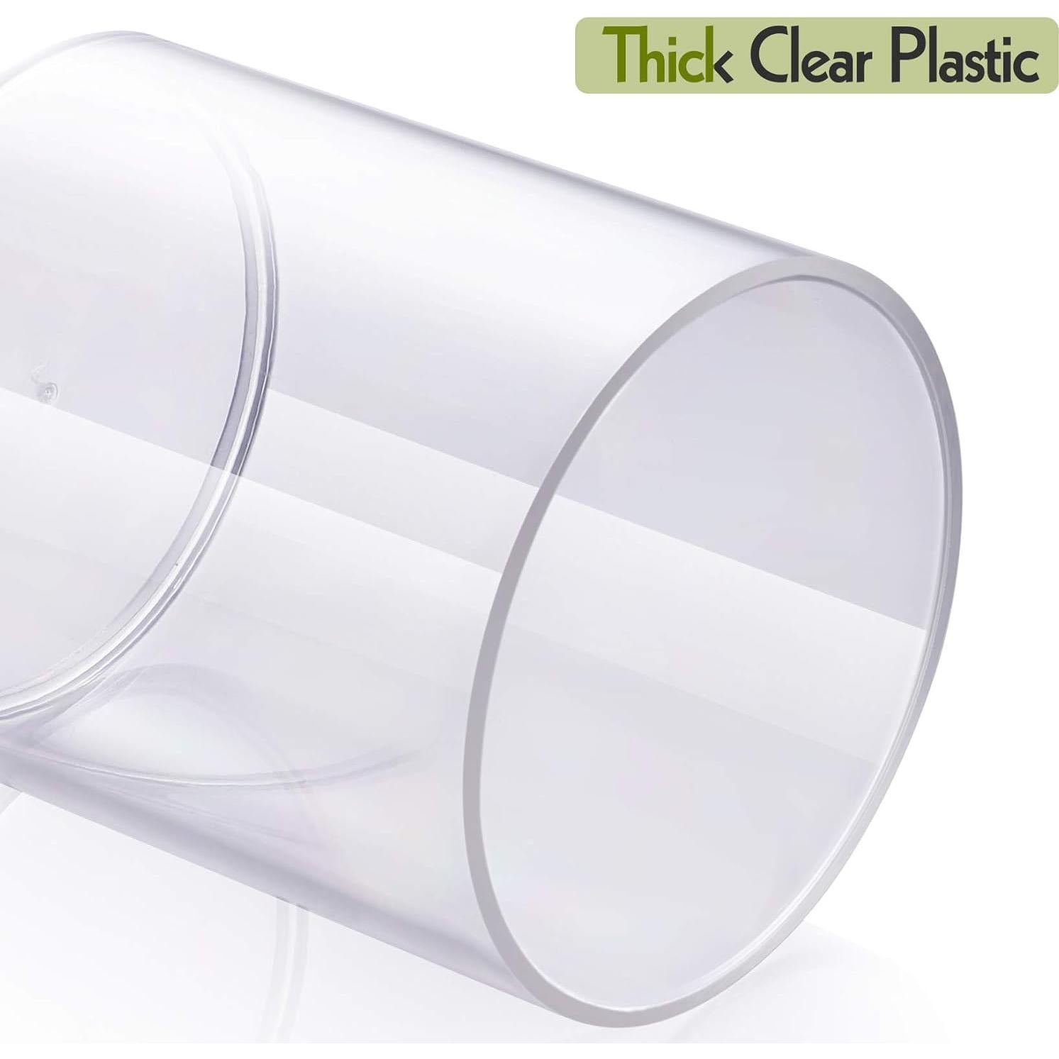 Dispensador de Algodón AOZITA 3 Paquete 10oz Transparente