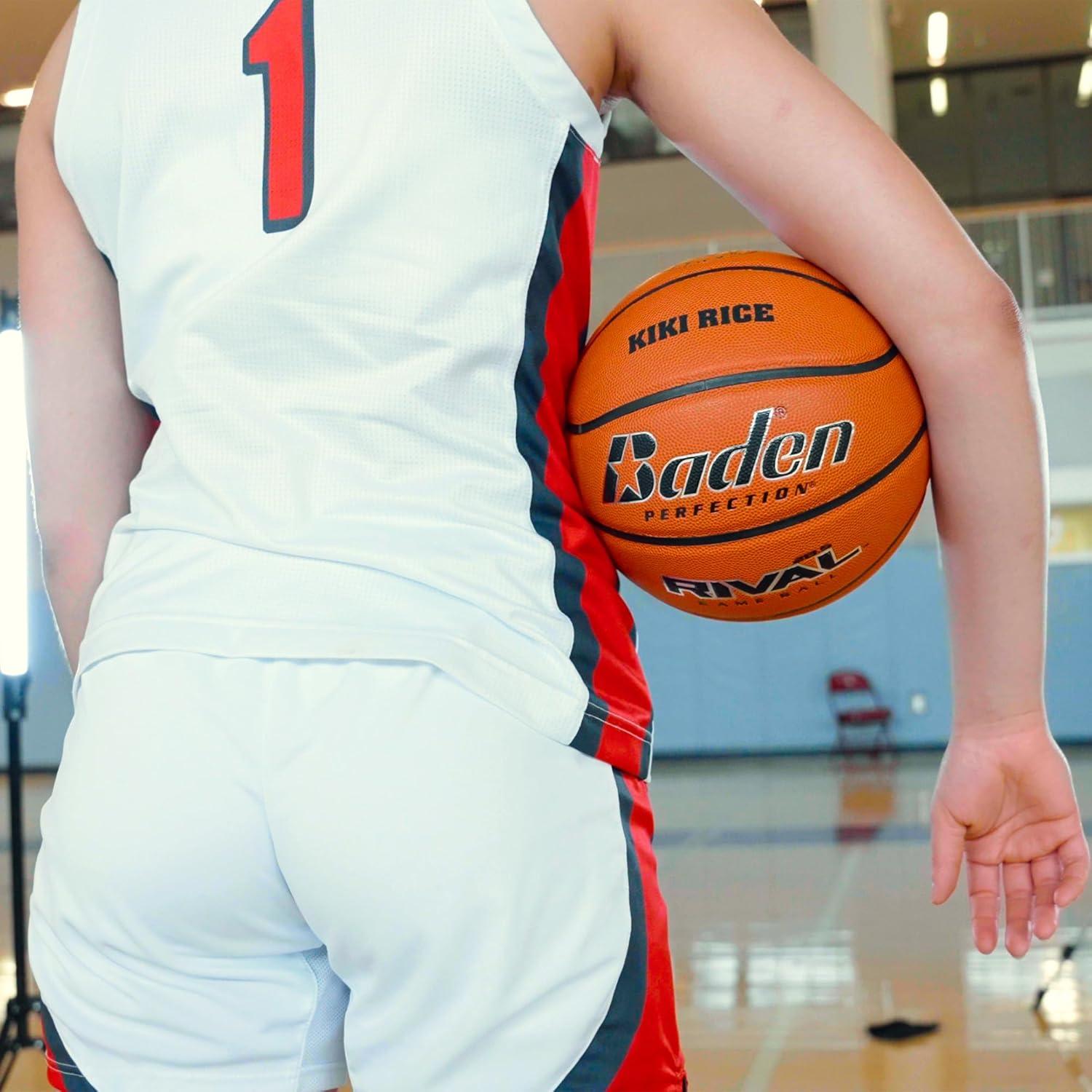 Bola de Baloncesto Baden Rival Tamaño 6 Naranja Comp. Duradera