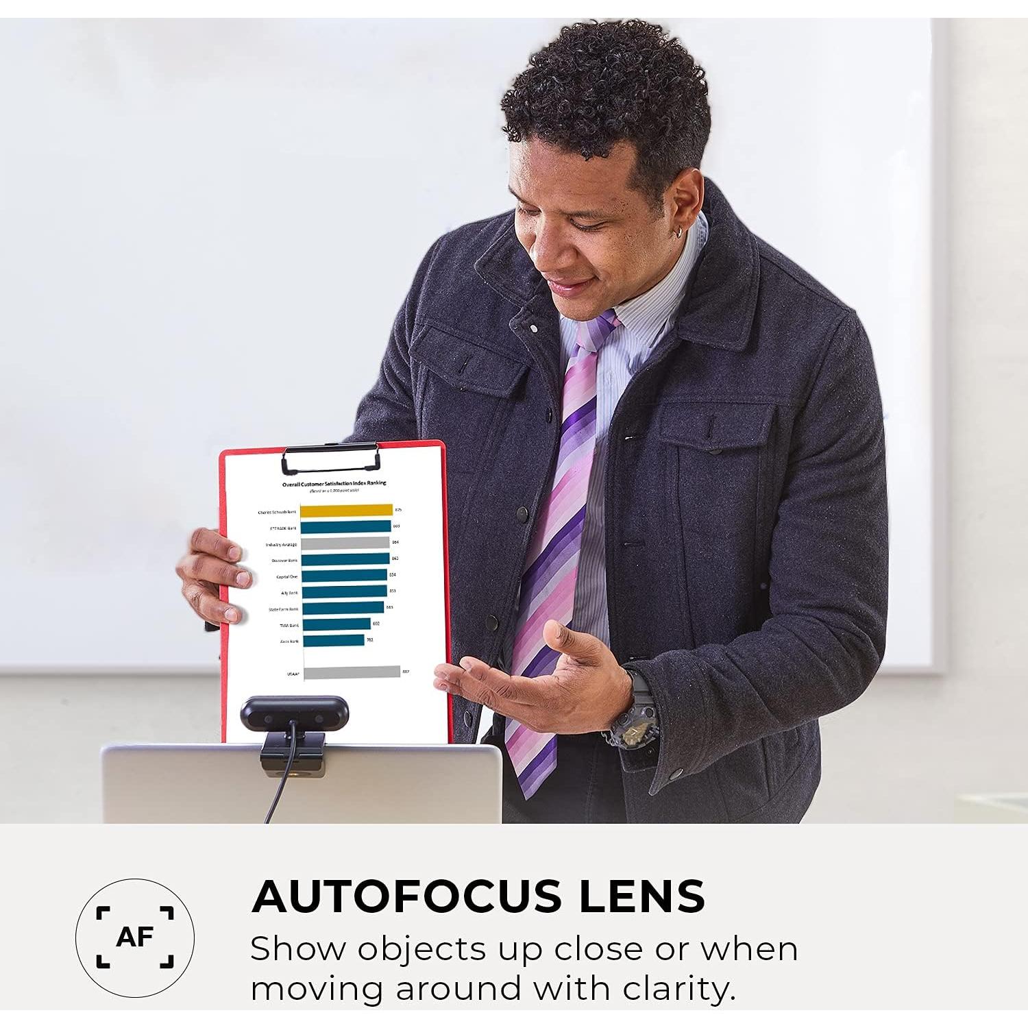 Webcam AVerMedia PW310P 1080p 30fps con Autofocus