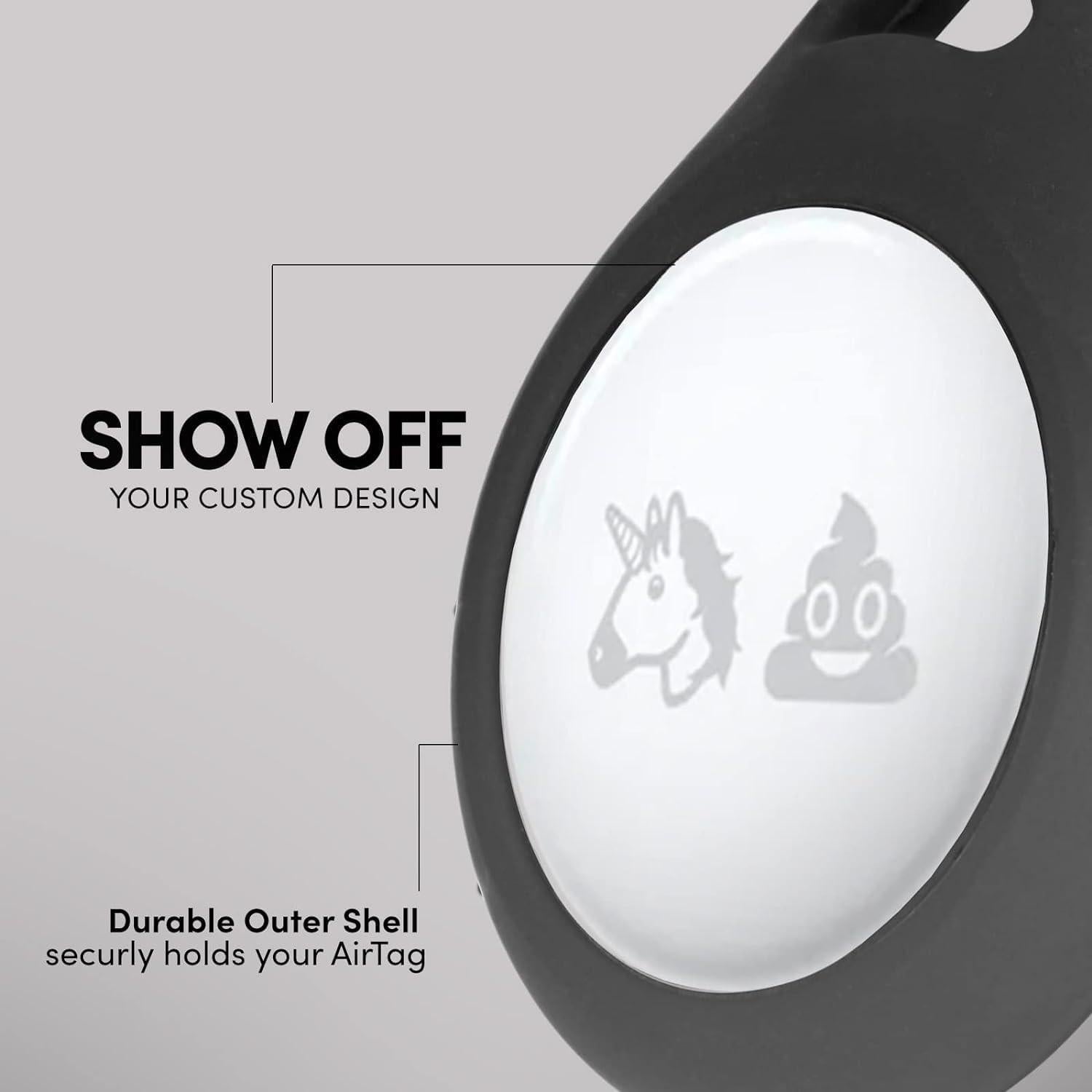 Soporte Llavero AirTag Case-Mate - Paquete de 4, Negro