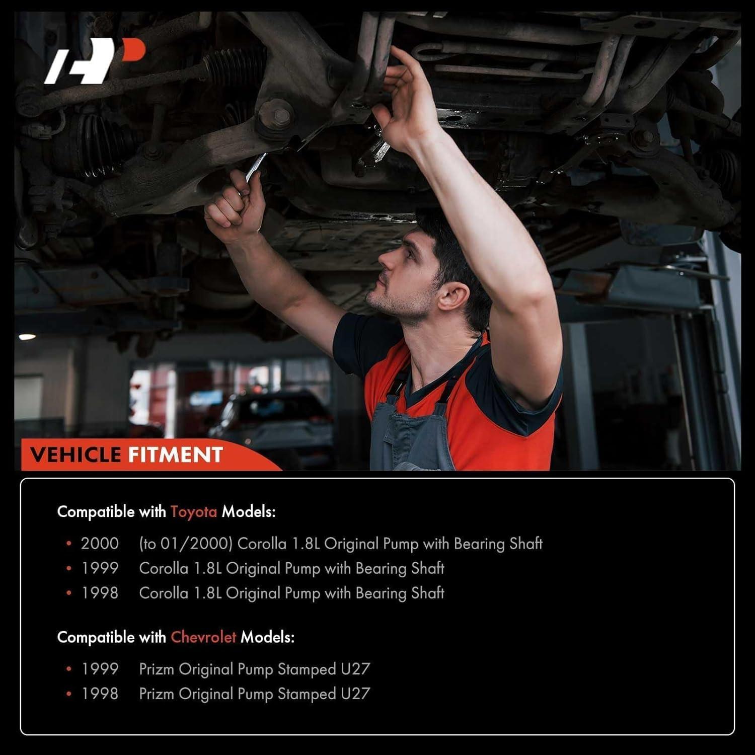 Bomba de Dirección Asistida A-Premium para Toyota Corolla y Chevrolet Prizm 1.8L