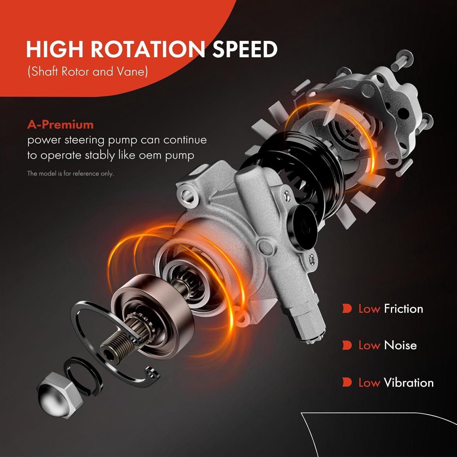 Bomba de Dirección Asistida A-Premium para Toyota Corolla y Chevrolet Prizm 1.8L