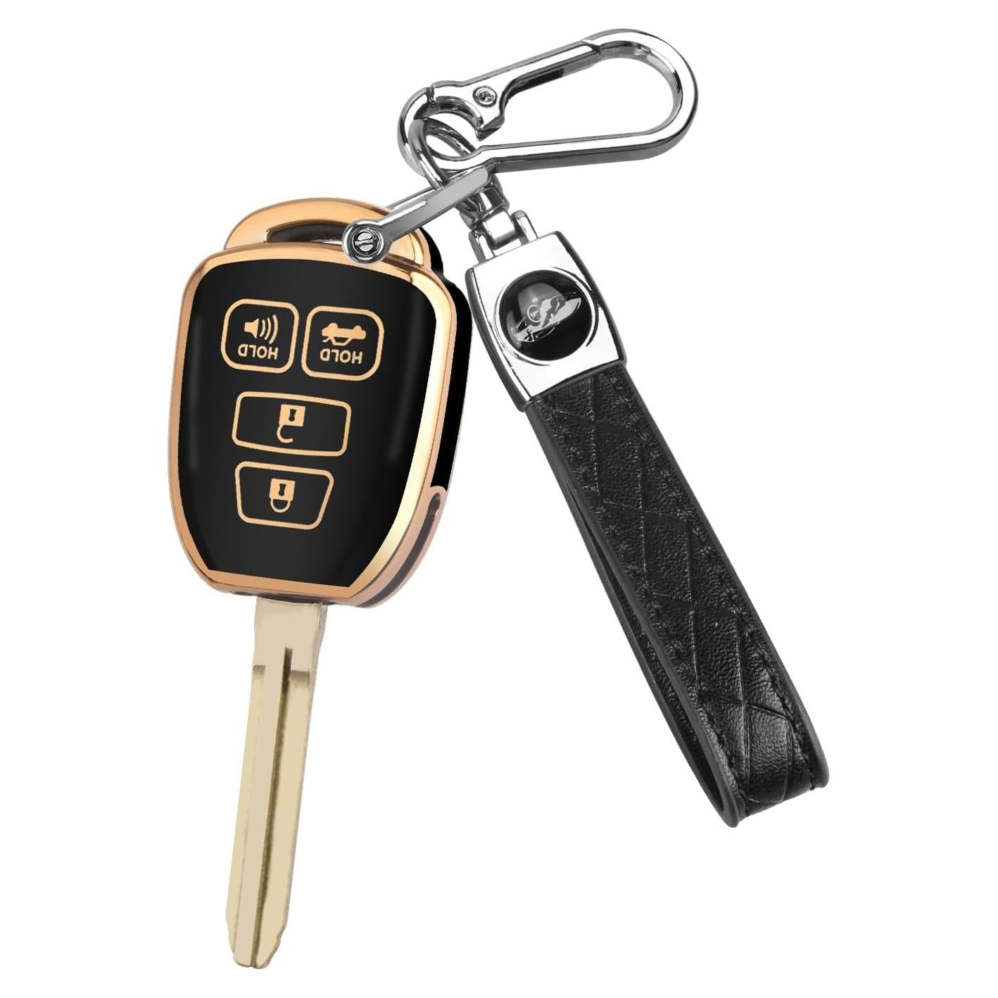 Cubierta de Llavero MILD EAST para Toyota 2012-2019 - TPU Negro