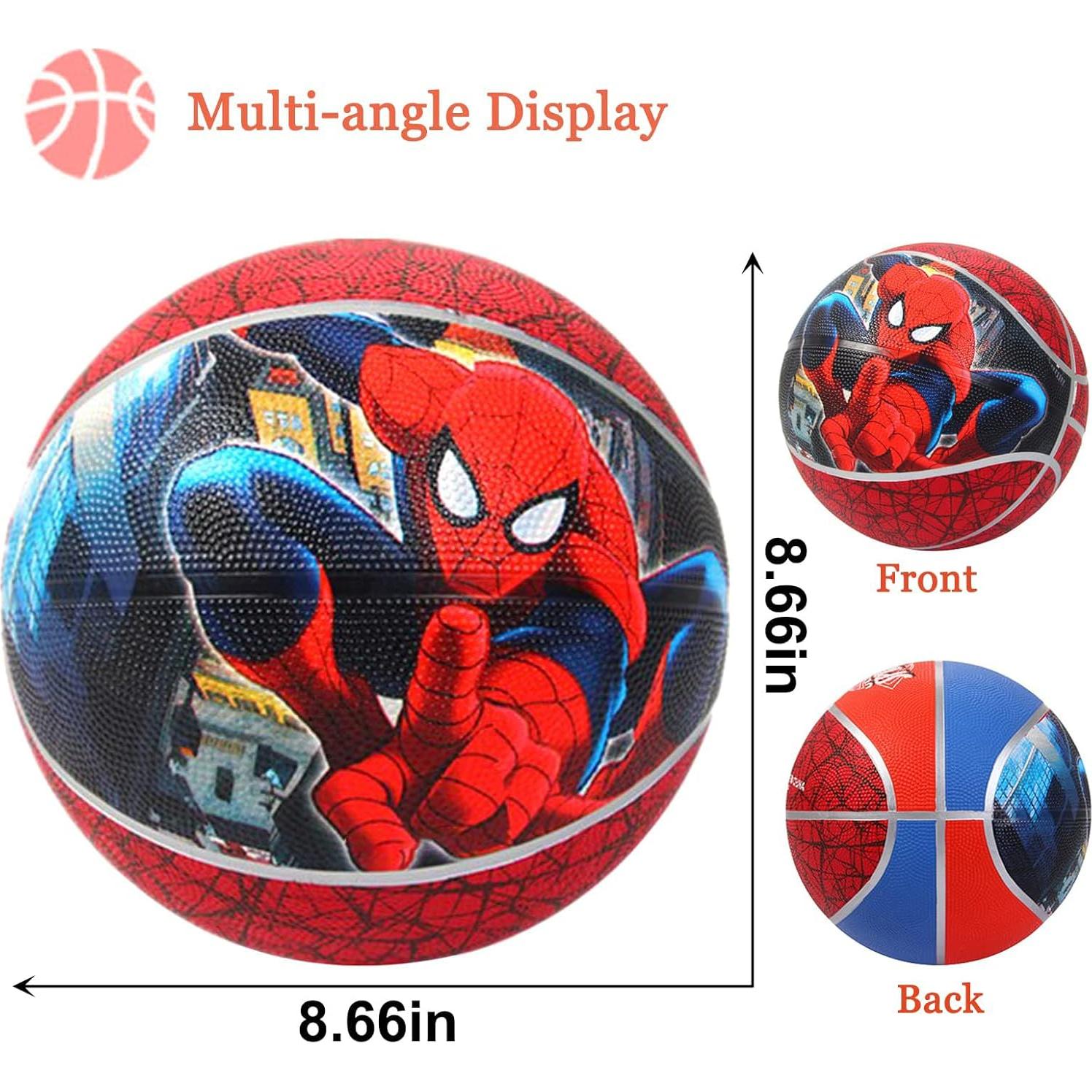 Balón de Baloncesto DECLIR Tamaño 5 para Niños Rojo