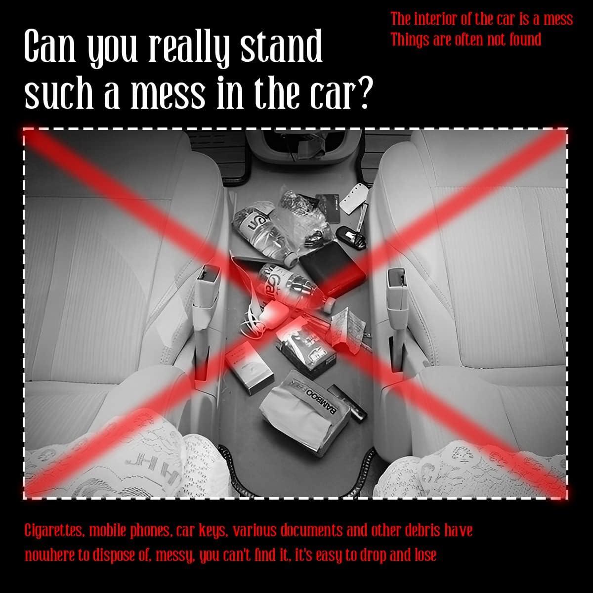 Organizador de Visera de Coche BELOMI Beige con Múltiples Bolsillos