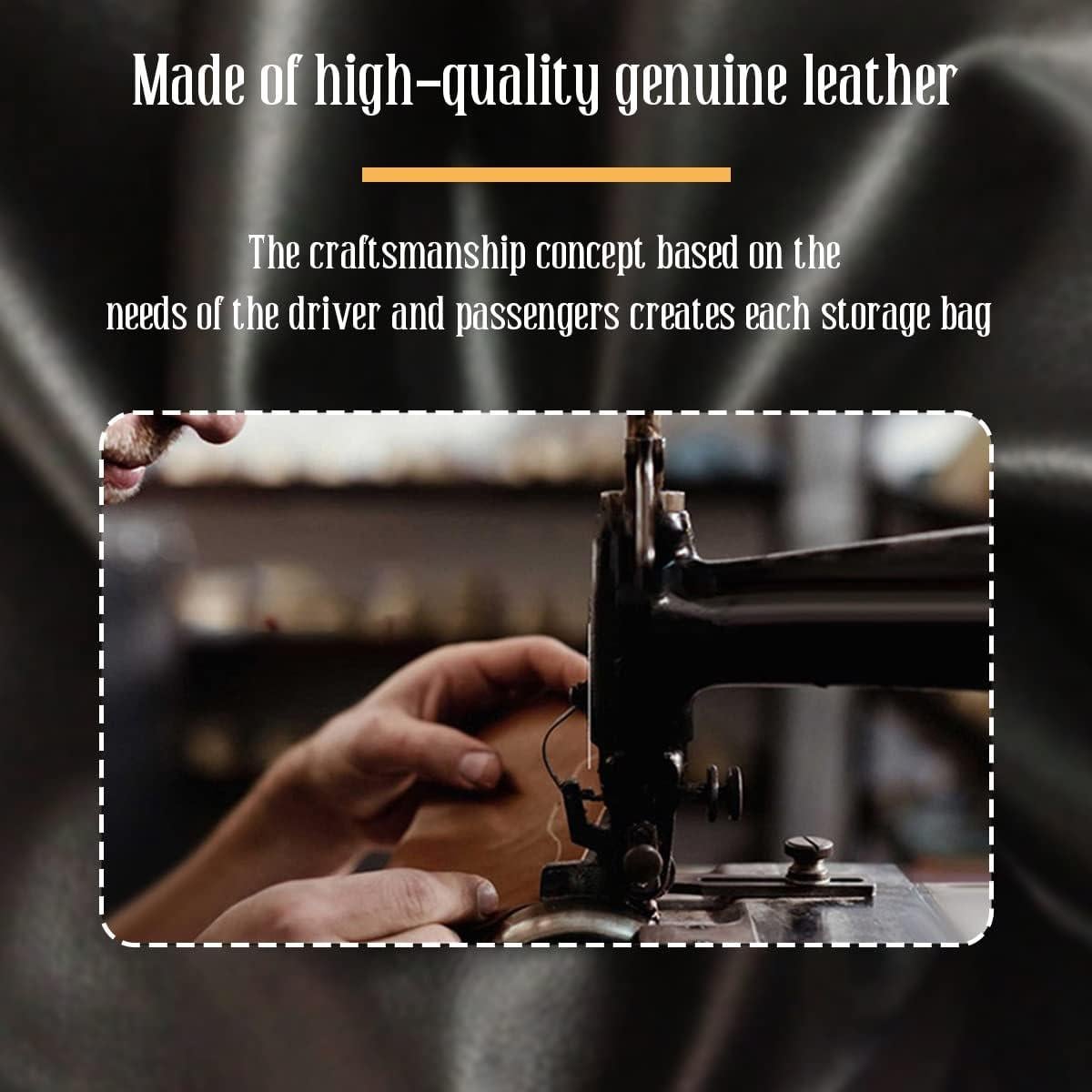 Organizador de Visera de Coche BELOMI Beige con Múltiples Bolsillos