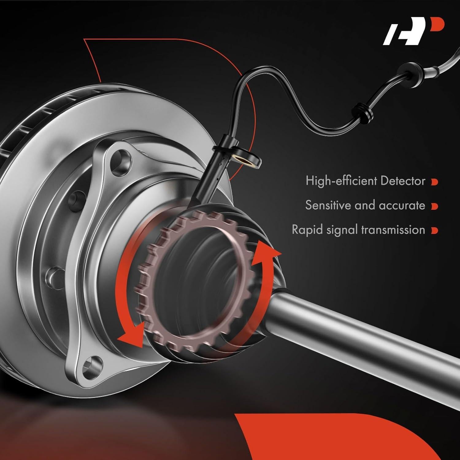 Sensor de Velocidad de Rueda ABS A-Premium para Toyota Yaris iA