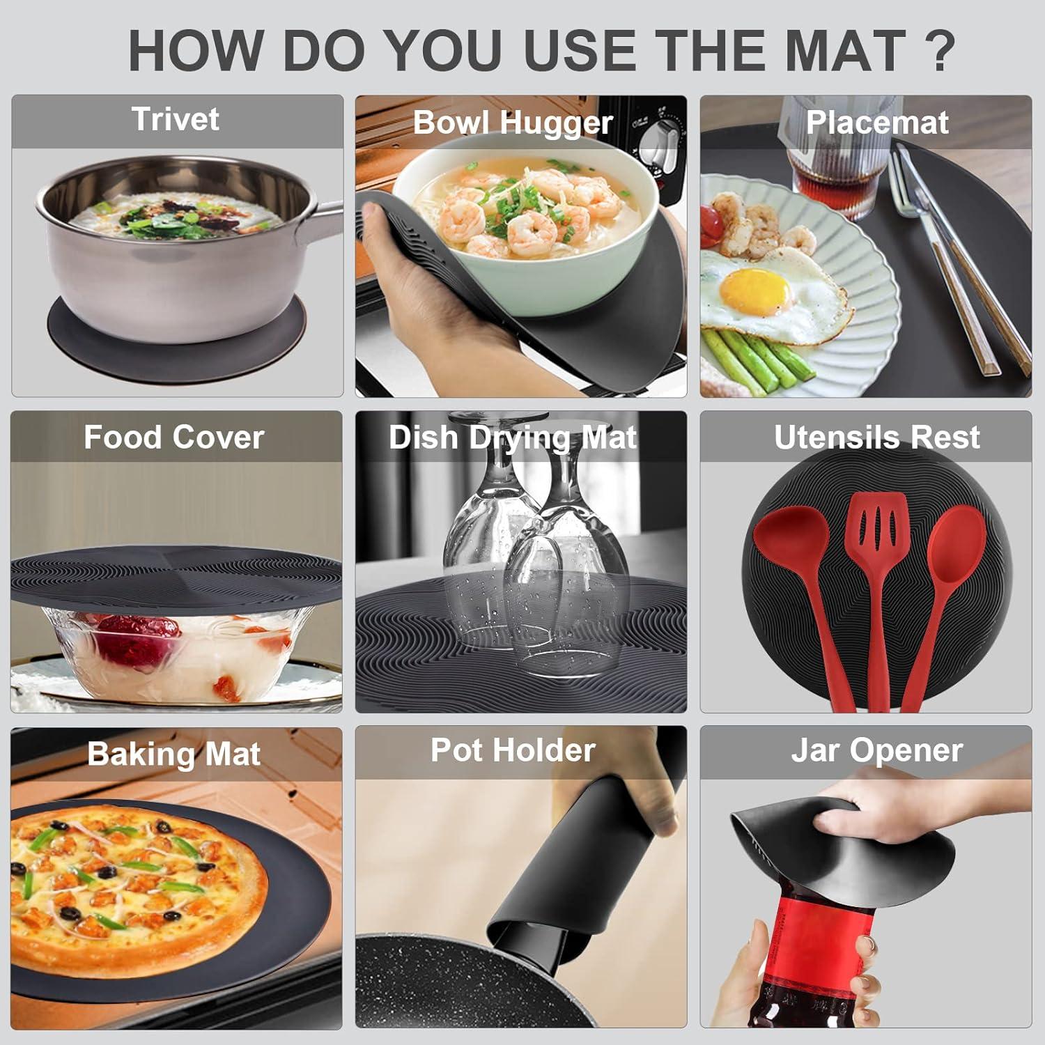 Cubierta de Microondas Aidacom 2 en 1 y Tapete Versátil 26.67 cm