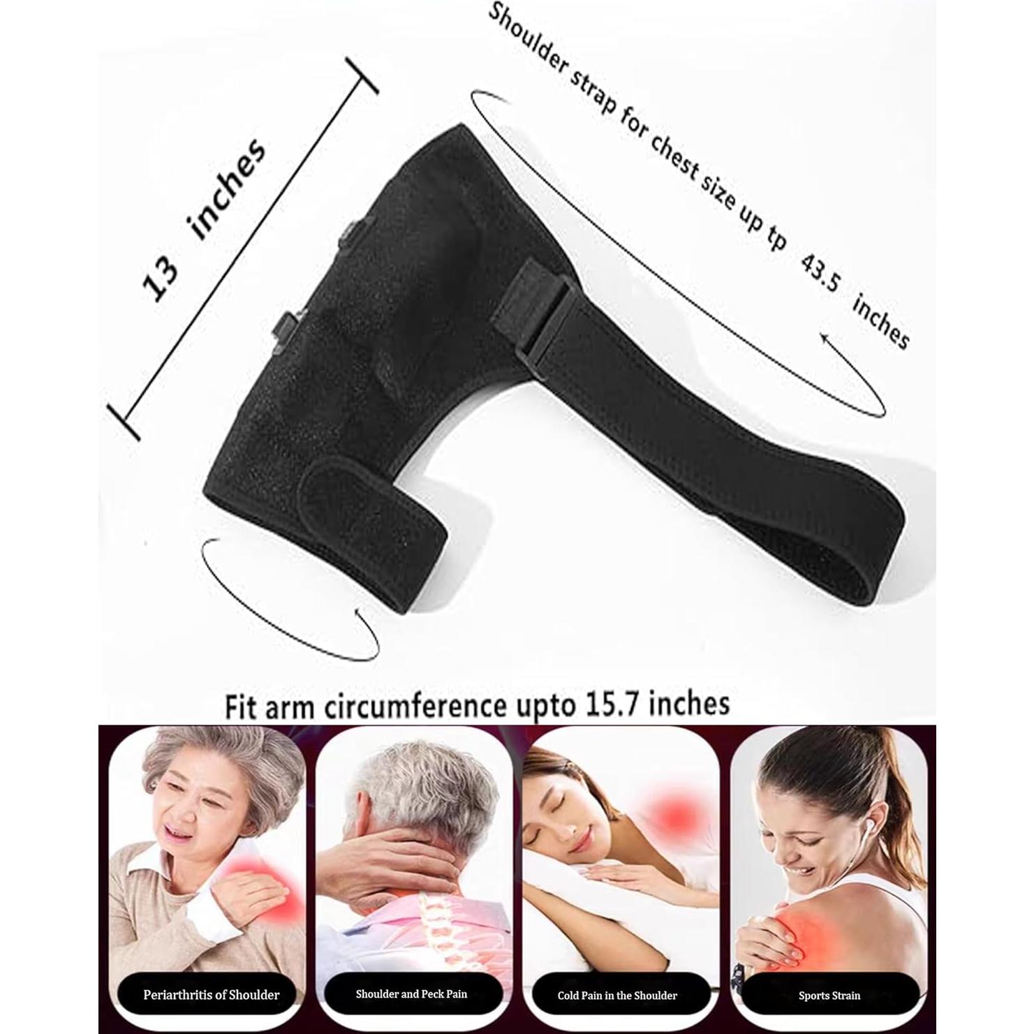 Almohadilla Térmica Inalámbrica Dr.WYFOOT para Hombro Negro