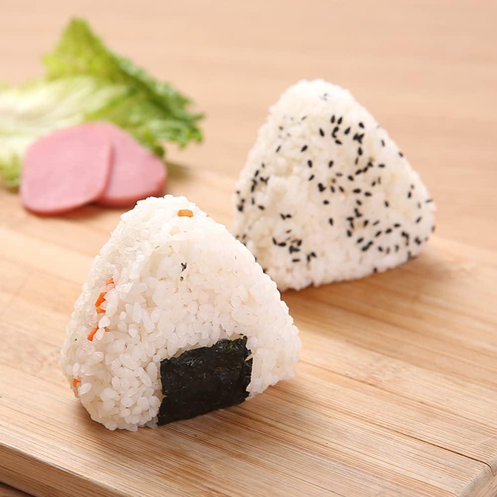 Molde de Onigiri Triangular AYCCNH Rosa Antiadherente 1 Pieza