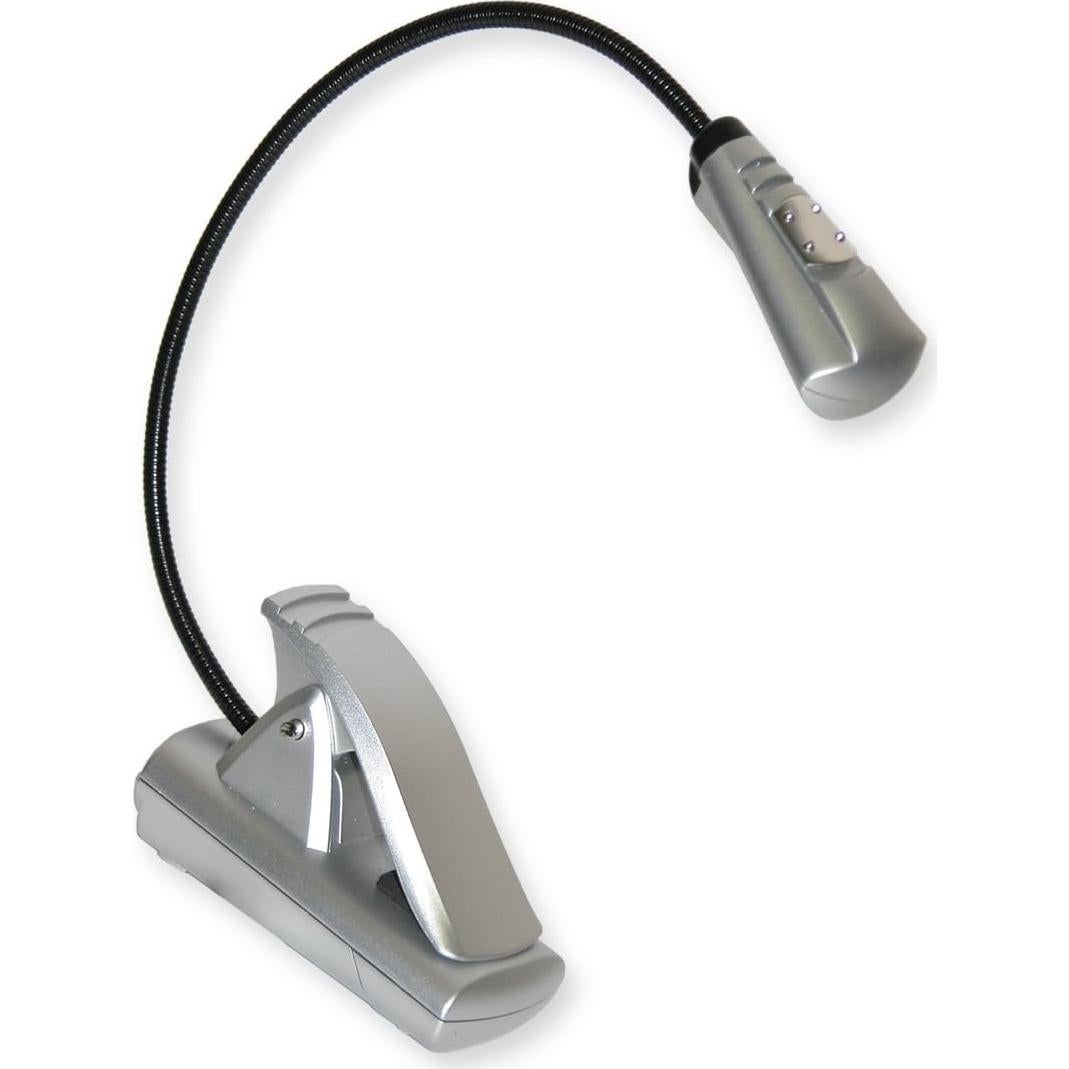 Luz de Lectura LED Carson FlexNeck Ajustable Plata FL-55