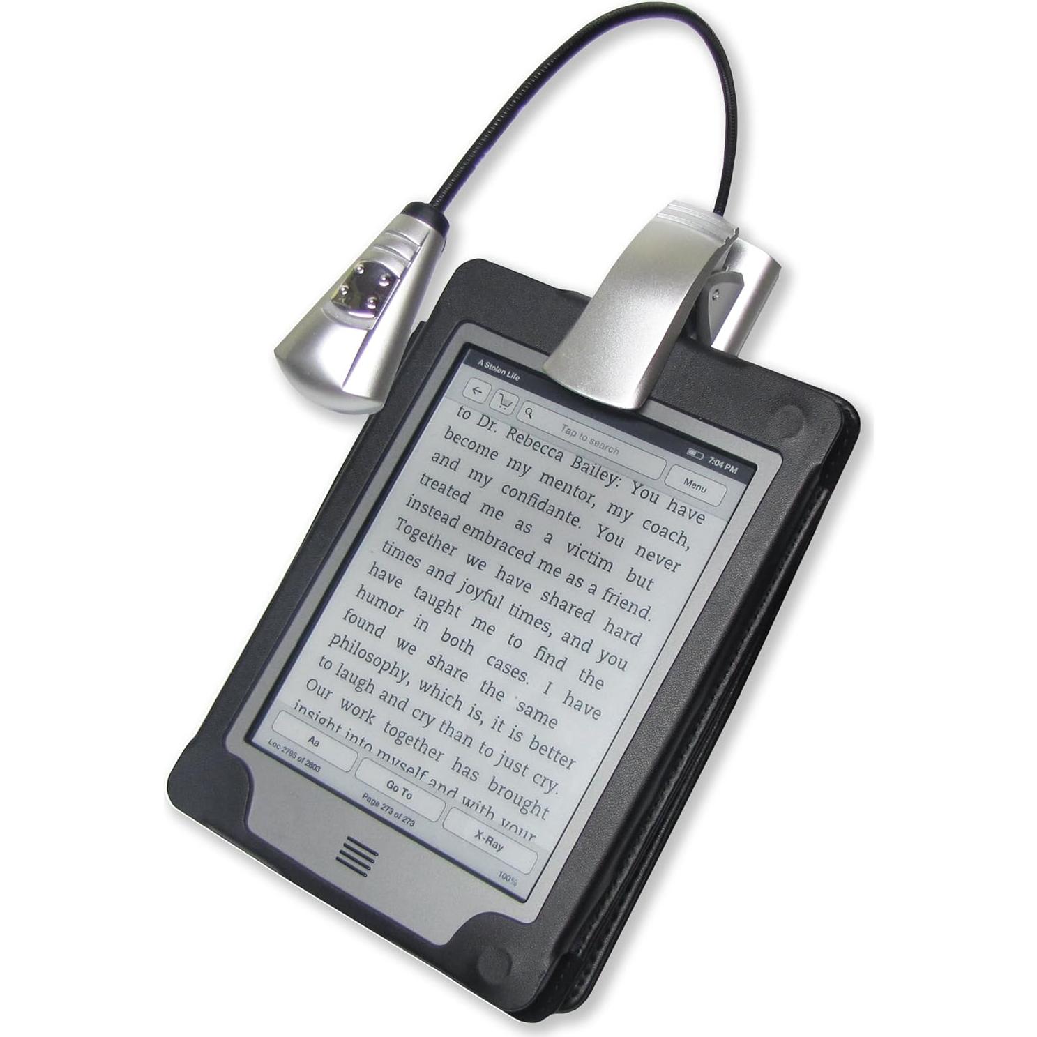 Luz de Lectura LED Carson FlexNeck Ajustable Plata FL-55