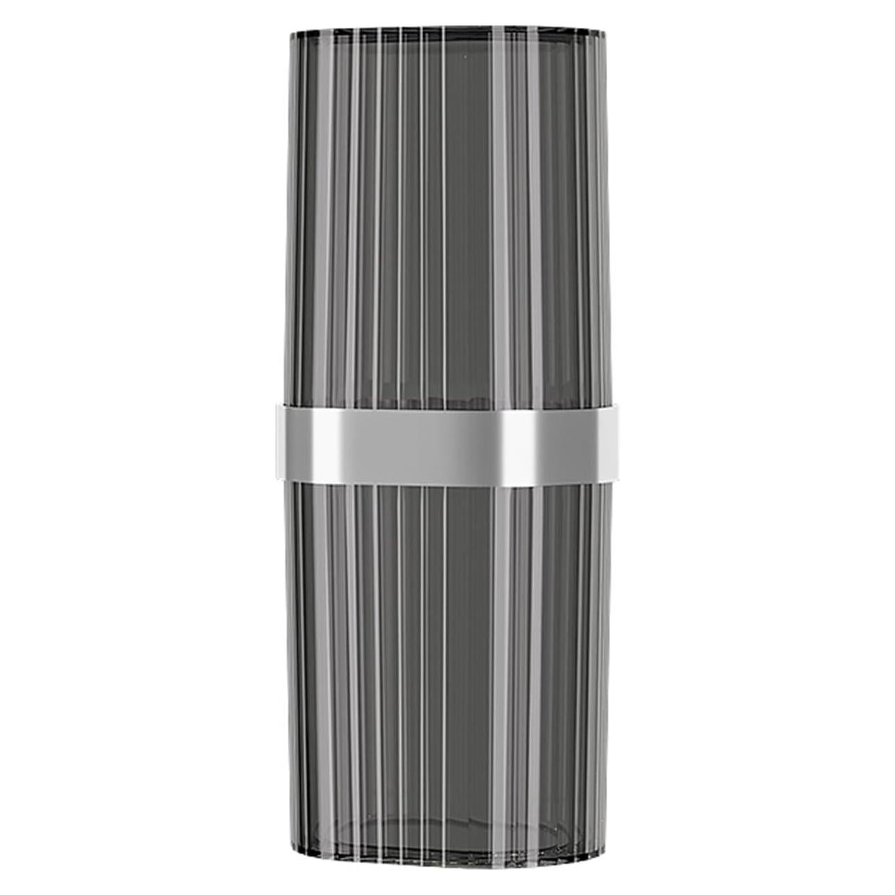 Estuche de Cepillo de Dientes de Viaje Nnverseryy Gris 19.3x7.6cm