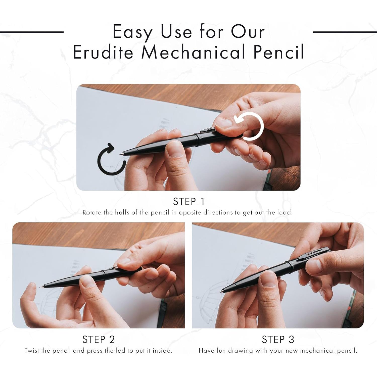 Lápiz Mecánico Wordsworth y Black Oro 0.7mm - Lujo