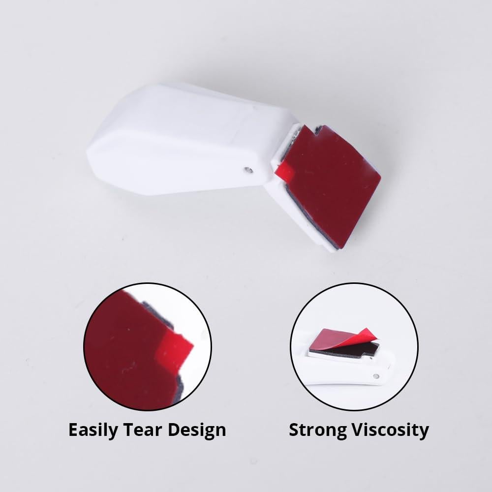 Detenedores de Cajones EUDEMON 8 Pack Seguridad Bebés Blanco