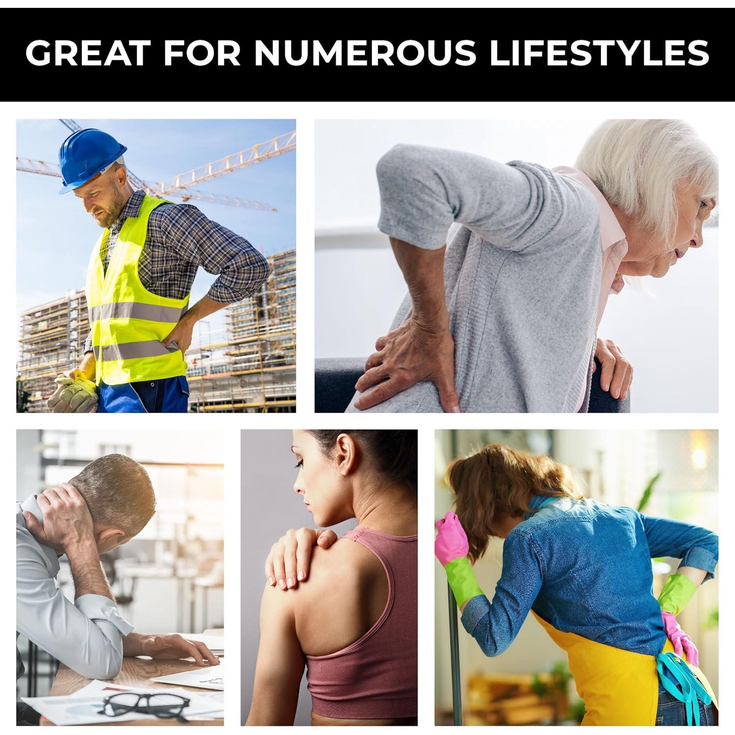 TENS 7000 Pro Estimulador Muscular 4 Canales Alivio Dolor